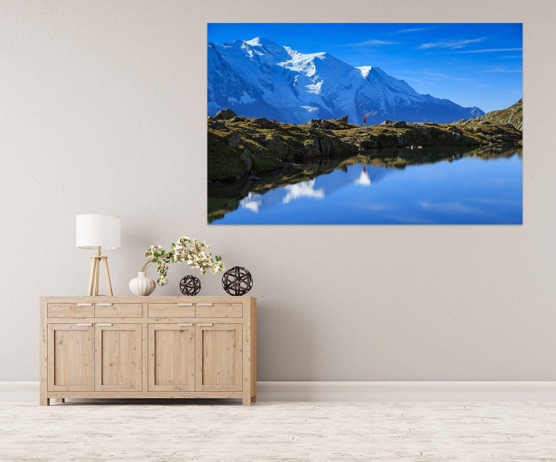 3D Mountain Lake 1081 Wall Sticker Wallpaper AJ Wallpaper 2