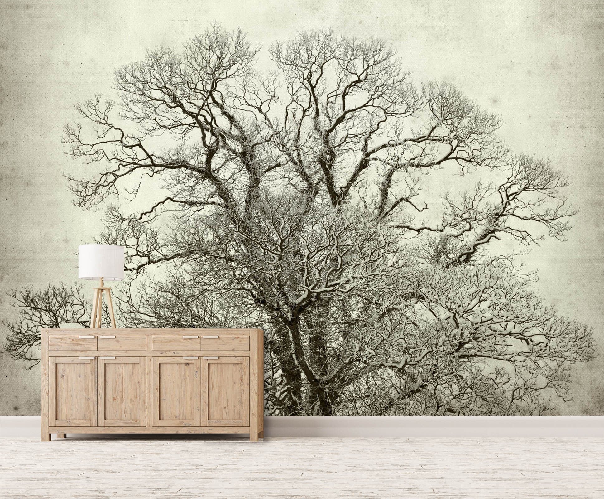 3D Black Tree Branch 107 Wall Murals Wallpaper AJ Wallpaper 2