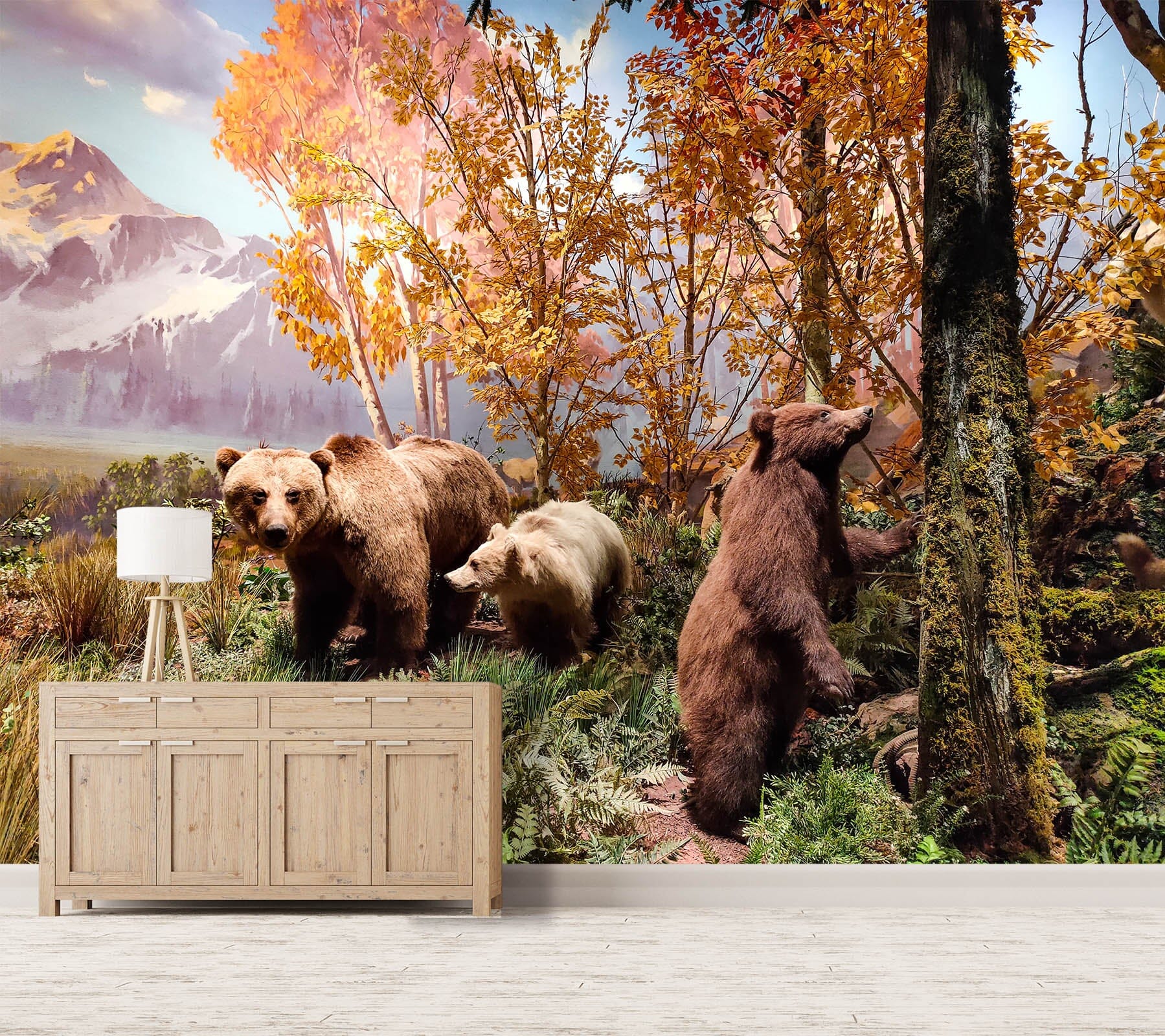 3D Violent Bear 424 Wall Murals Wallpaper AJ Wallpaper 2