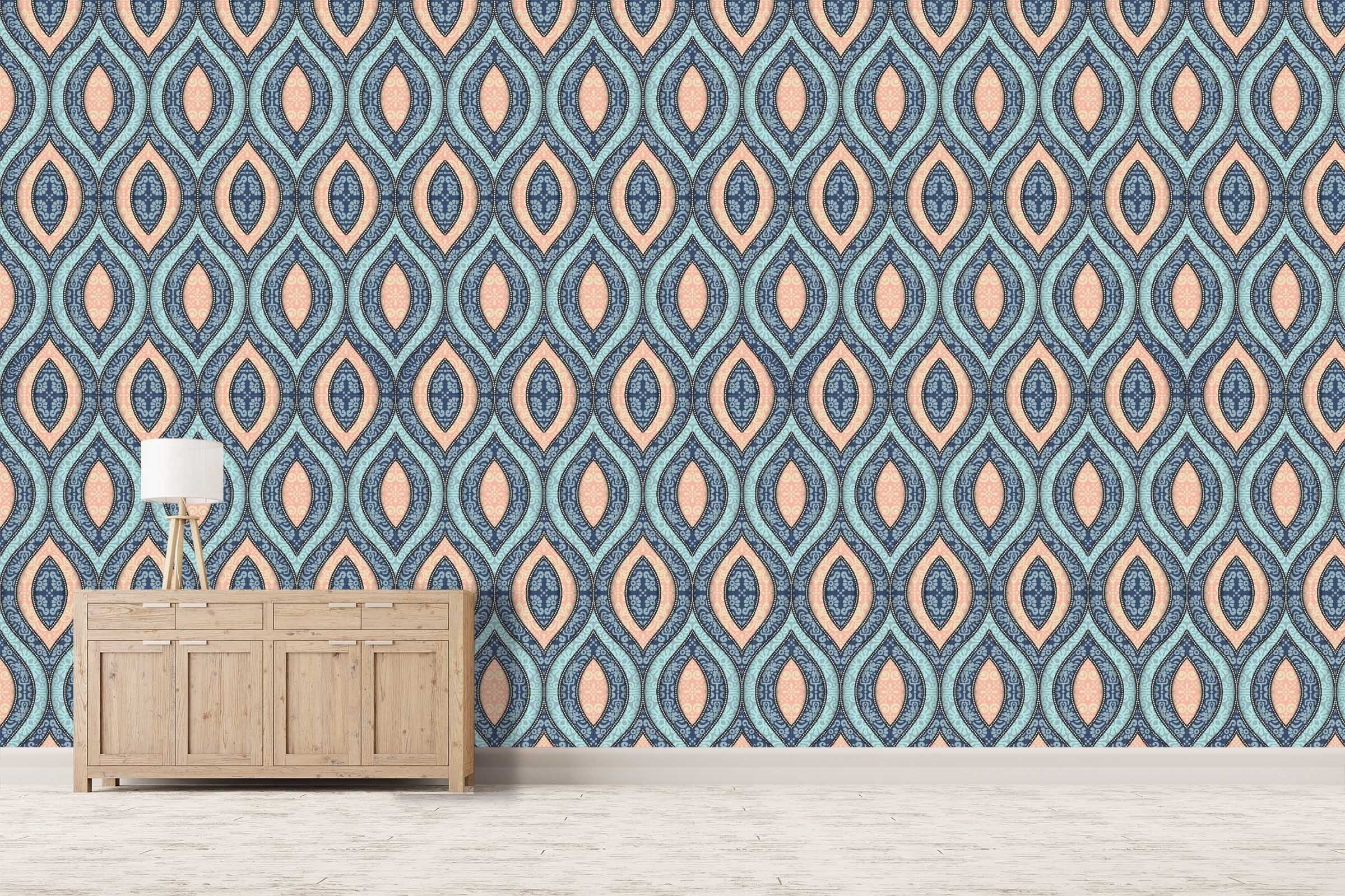 3D Elliptical Pattern 528 Wallpaper AJ Wallpaper