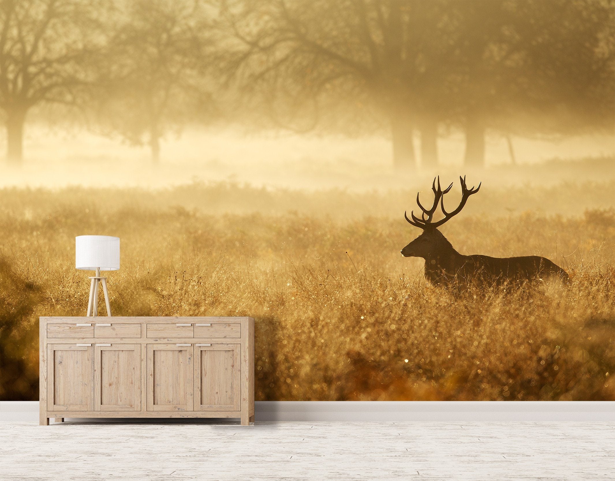 3D Small Deer 093 Wallpaper AJ Wallpaper