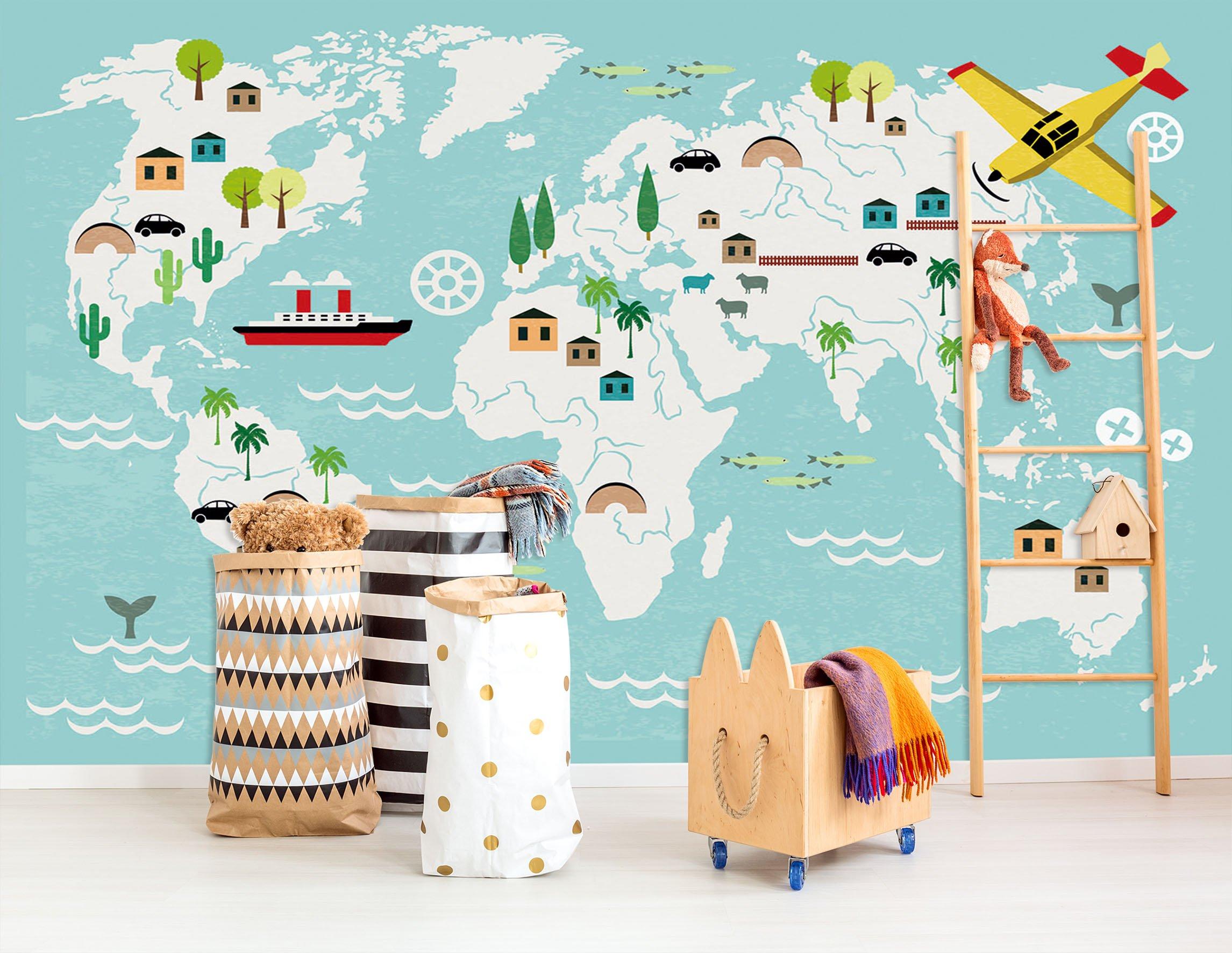 3D Cartoon Map 599 Wallpaper AJ Wallpaper 2