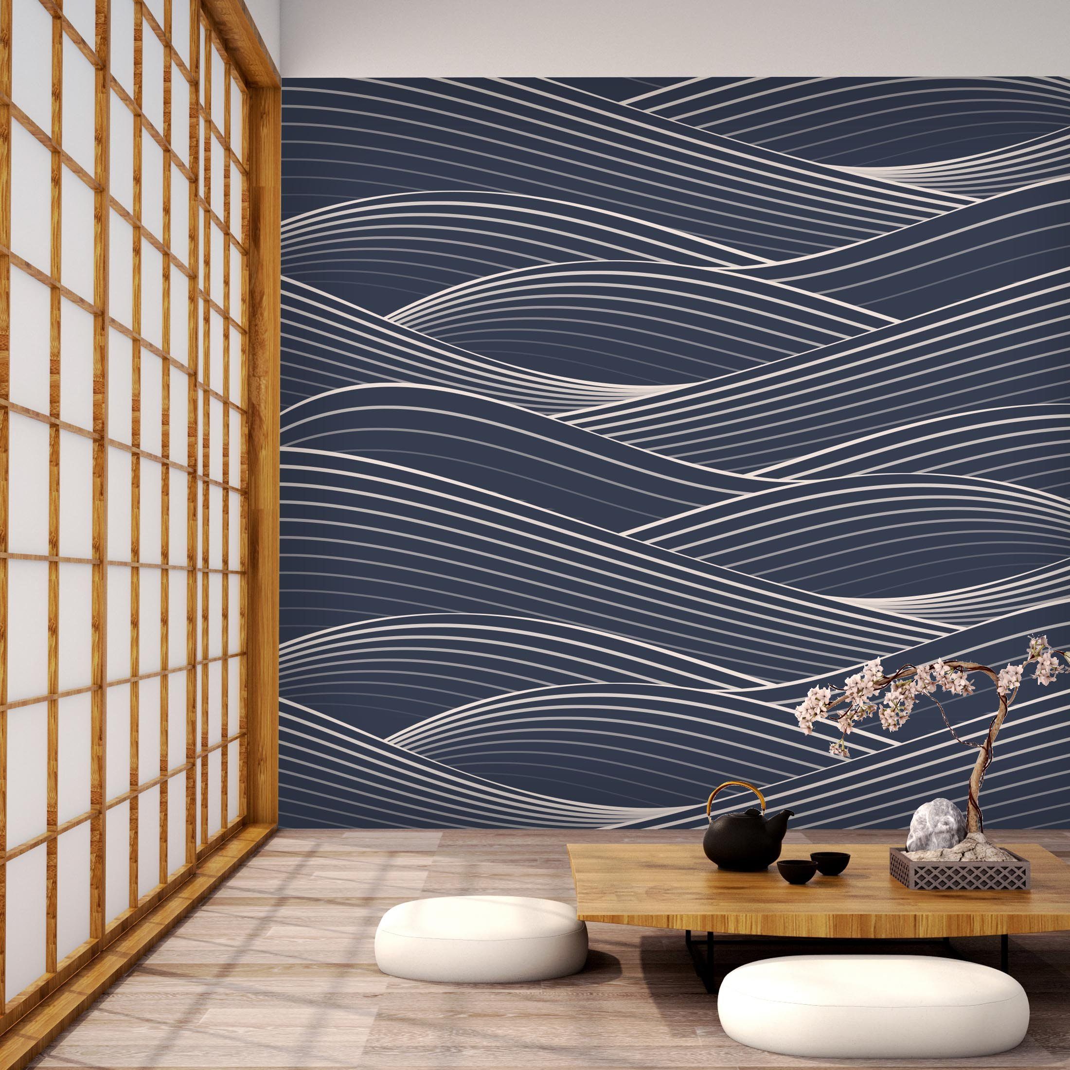 3D Wavy Line 633 Wallpaper AJ Wallpaper