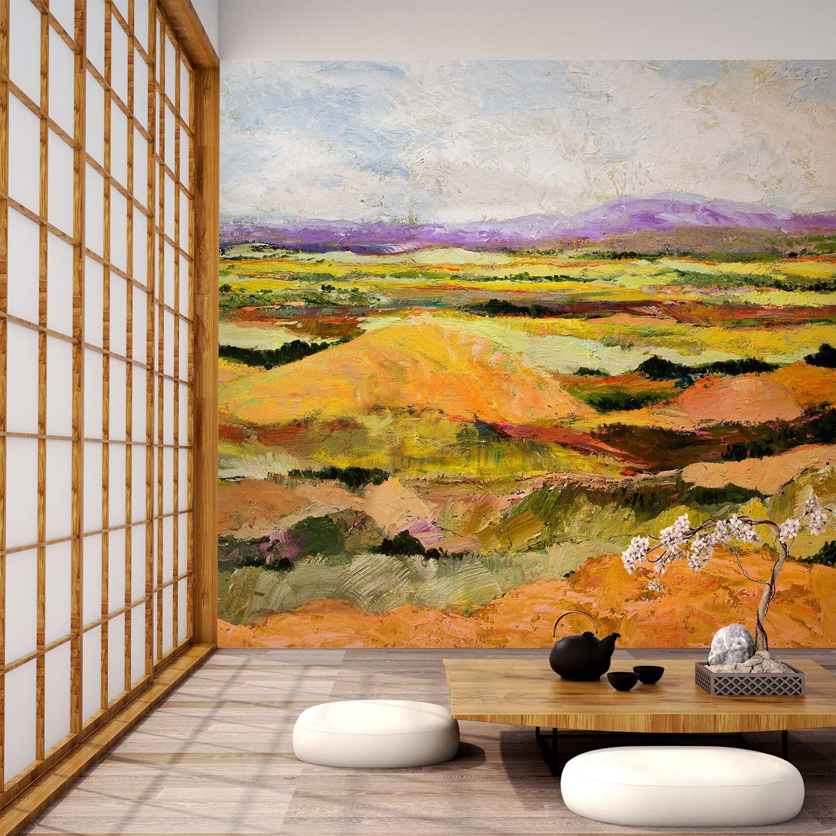 3D Golden Steppe 181 Allan P. Friedlander Wall Mural Wall Murals Wallpaper AJ Wallpaper 2