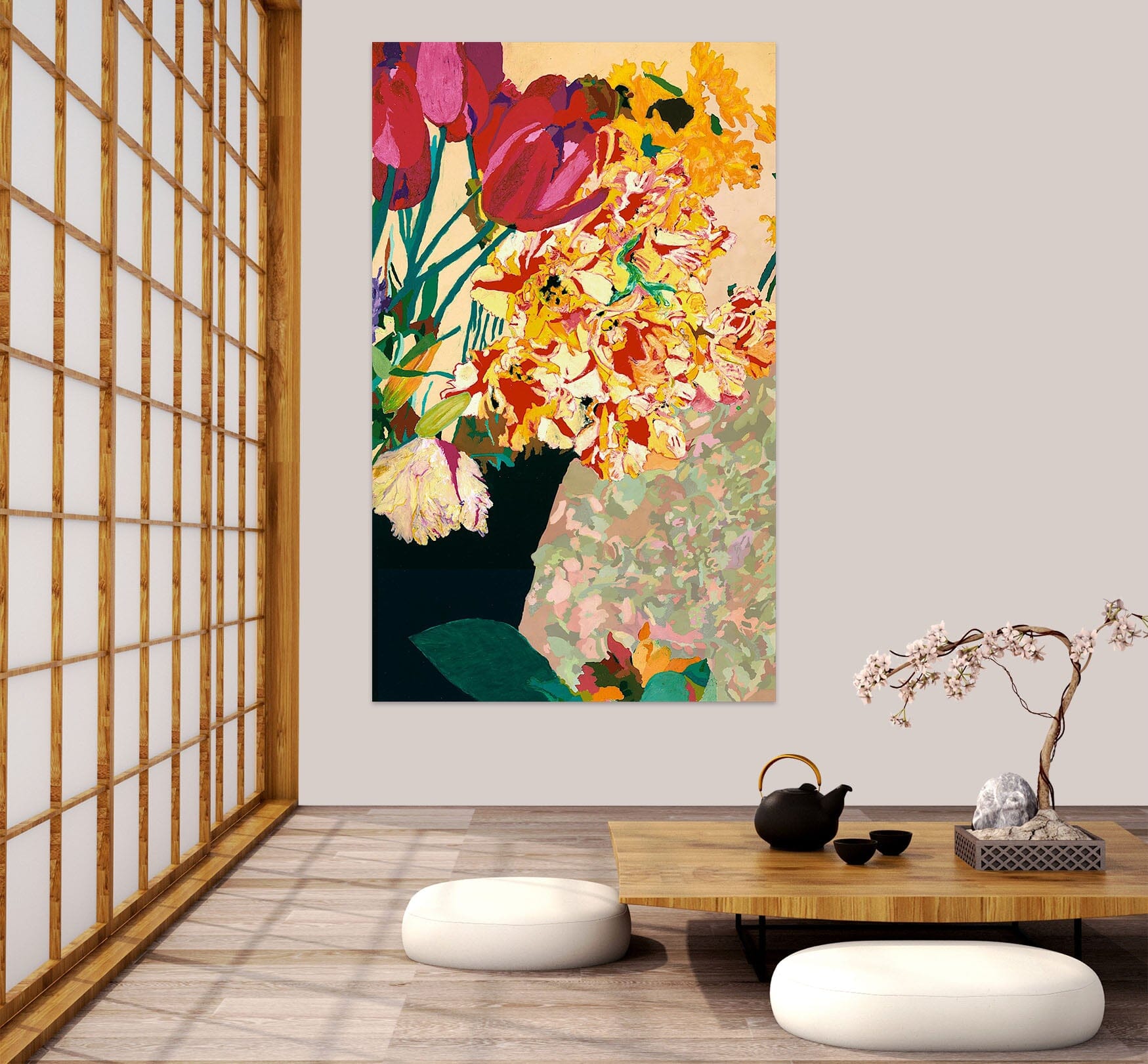 3D Fleurs 017 Allan P. Friedlander Wall Sticker Wallpaper AJ Wallpaper 2