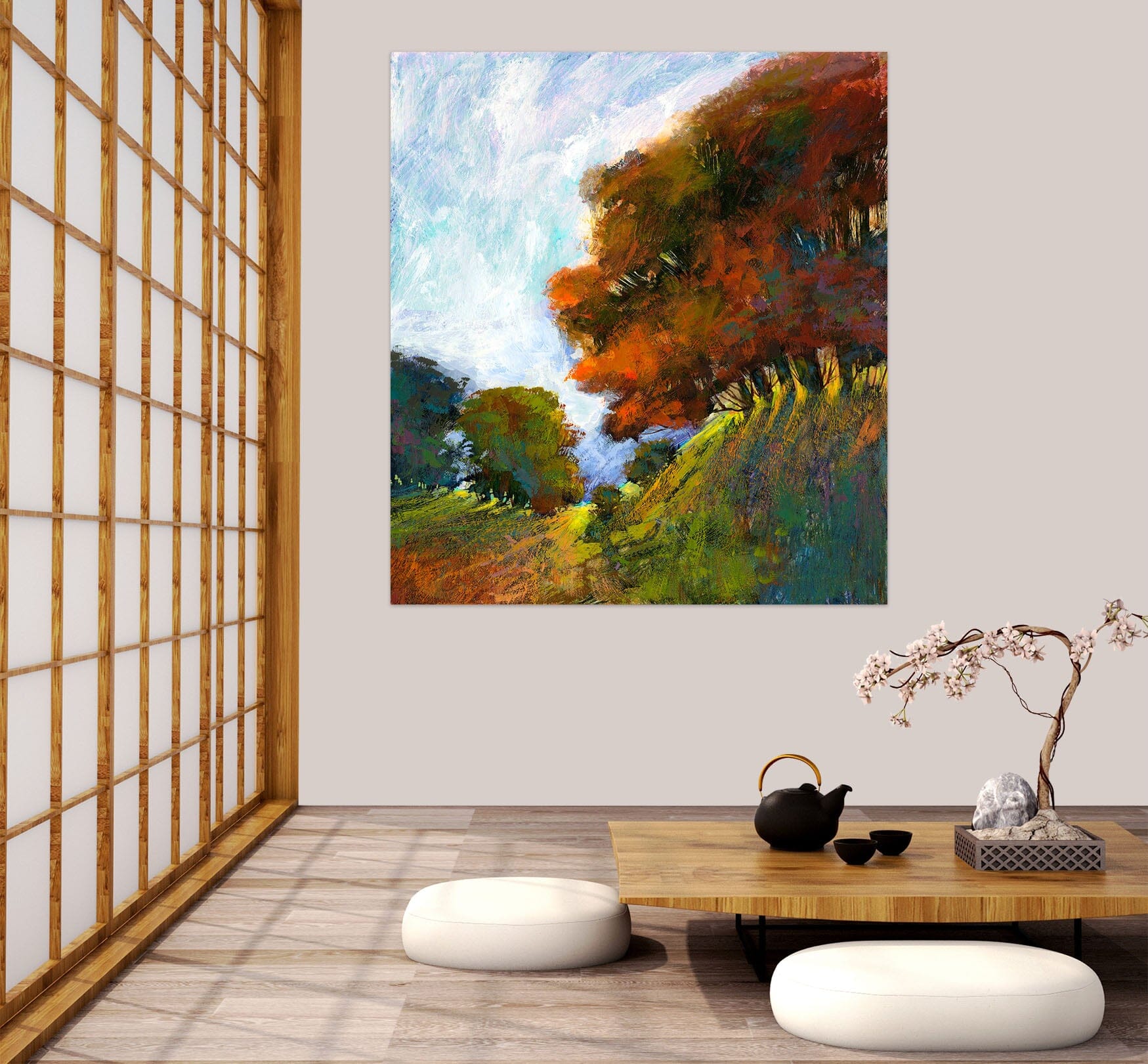 3D Red Maple Leaf 051 Michael Tienhaara Wall Sticker Wallpaper AJ Wallpaper 2