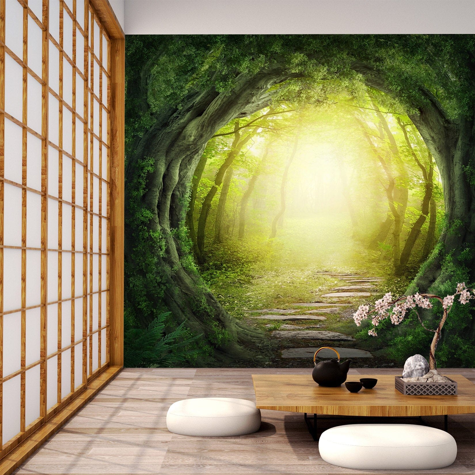 3D Tree Hole 117 Wall Murals Wallpaper AJ Wallpaper 2