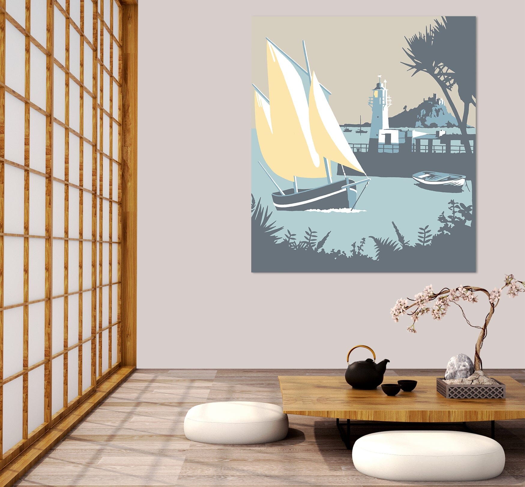 3D Newlyn 038 Steve Read Wall Sticker Wallpaper AJ Wallpaper 2