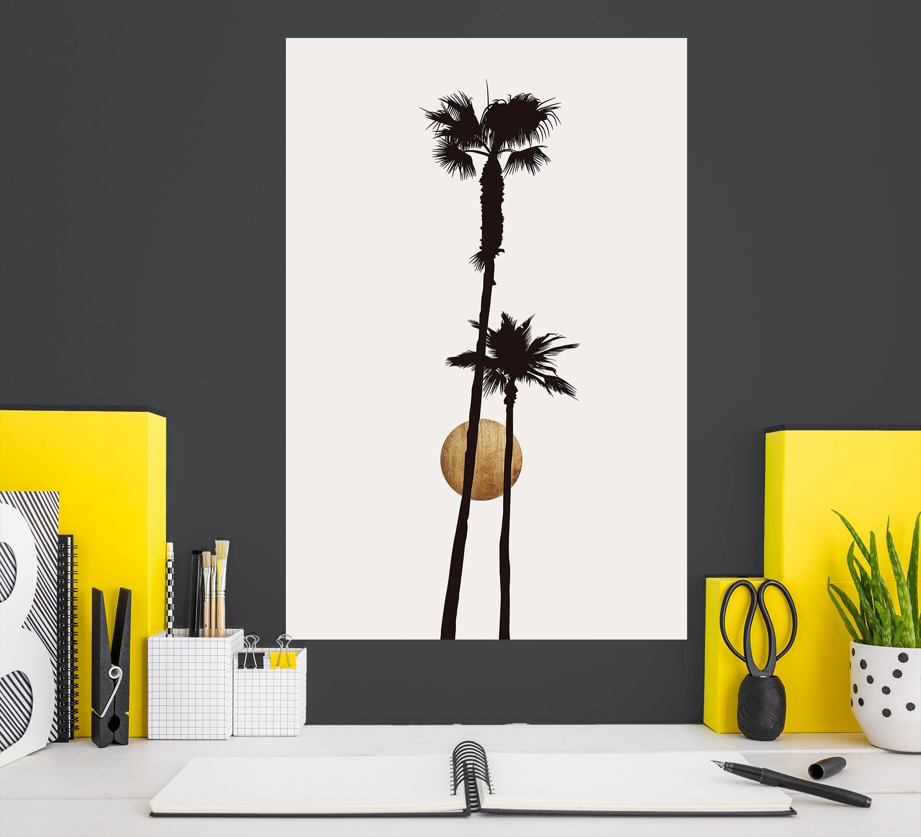 3D Coconut Tree 193 Boris Draschoff Wall Sticker Wallpaper AJ Wallpaper 2
