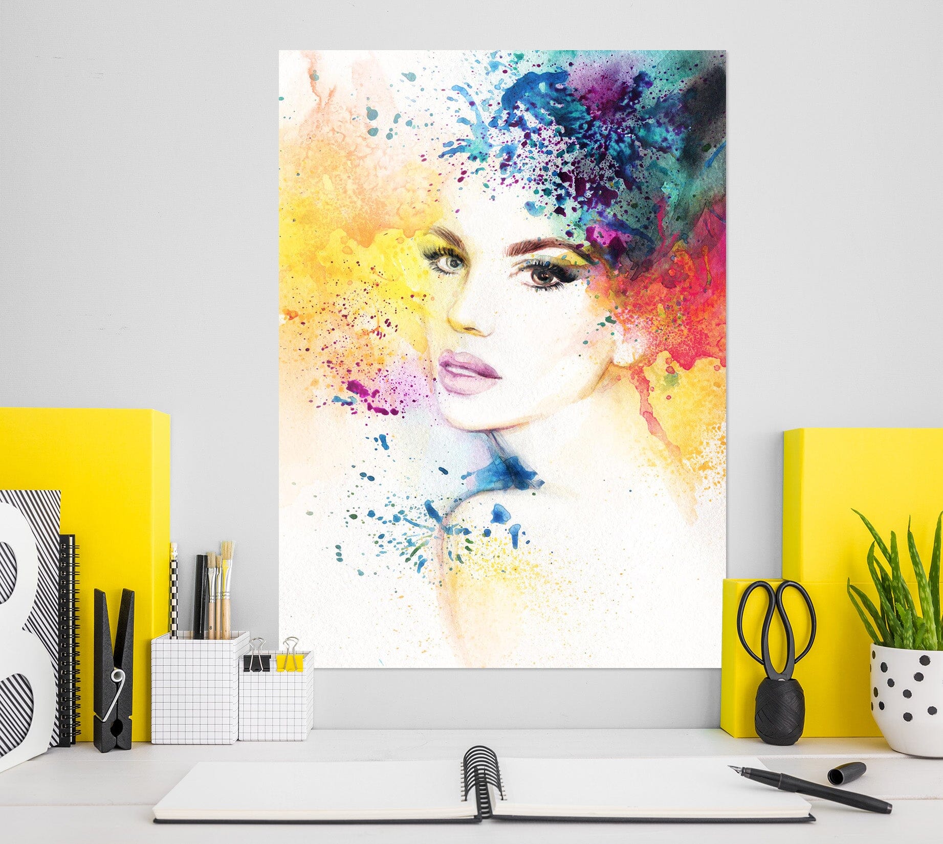 3D Model Woman 1011 Wall Sticker Wallpaper AJ Wallpaper 2