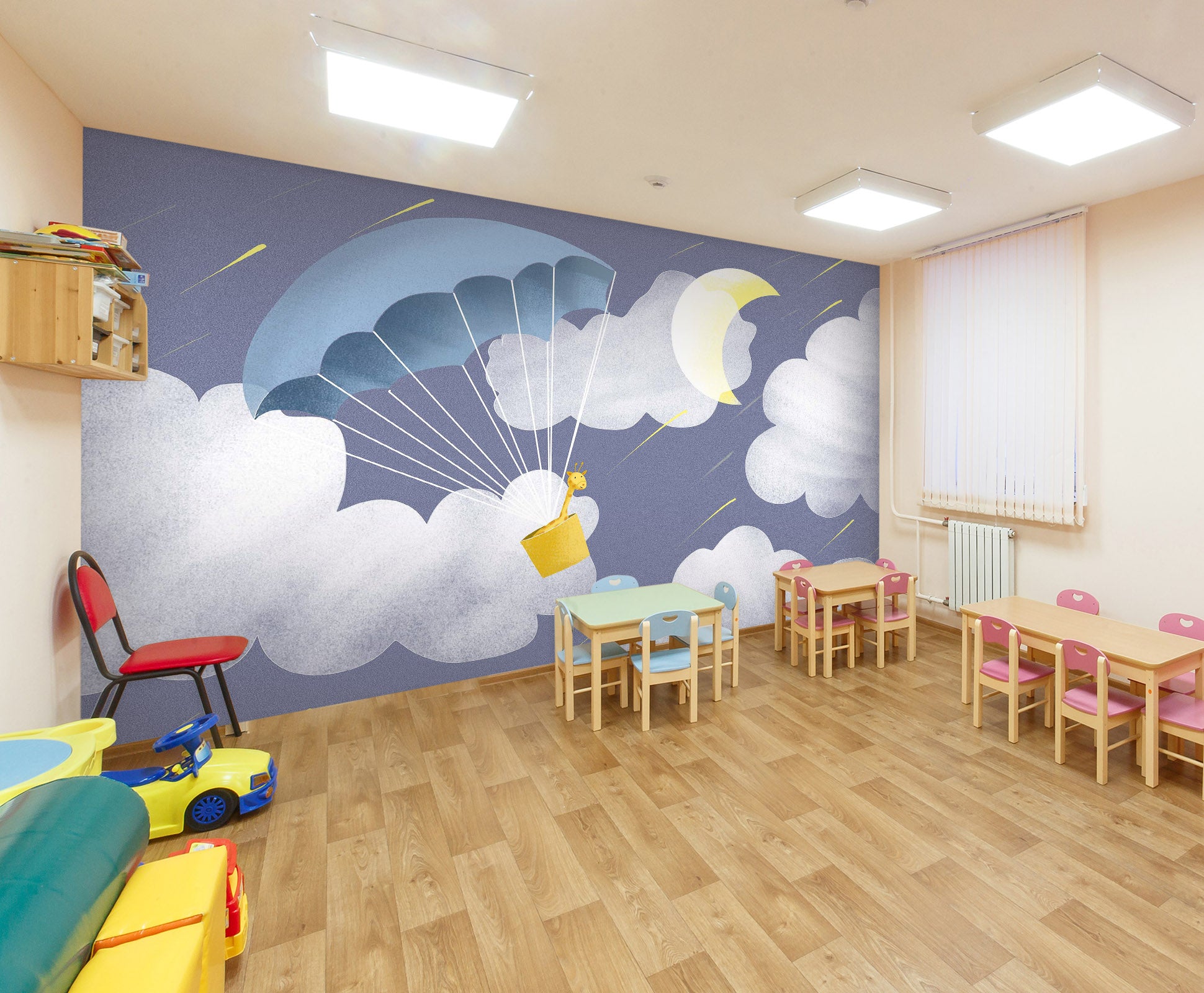 3D Cartoon Moon 272 Wall Murals