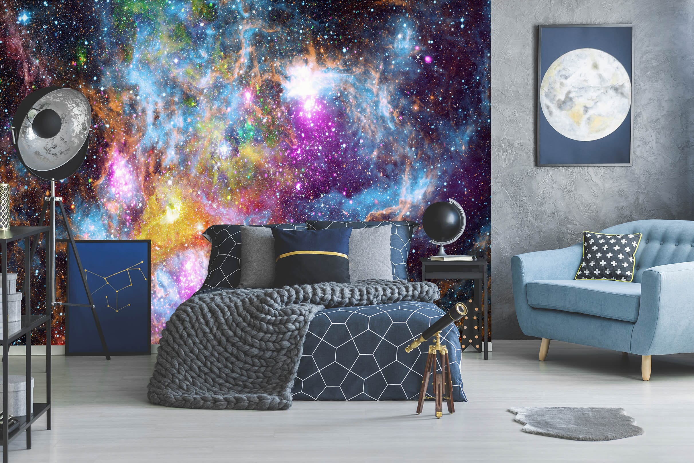 3D Color Starry Sky 1137 Wall Murals Wallpaper AJ Wallpaper 2
