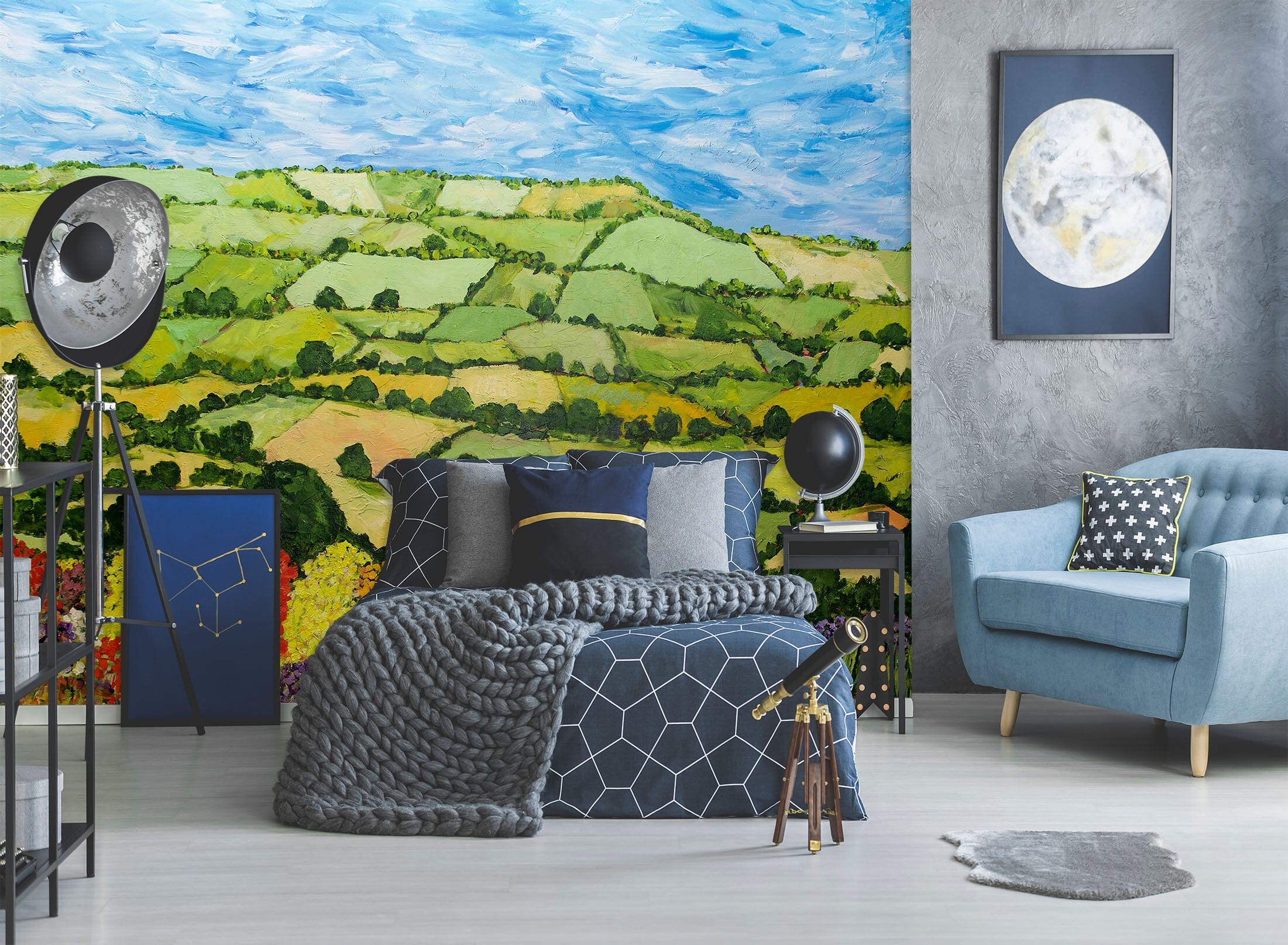 3D Summer Sunshine 240 Allan P. Friedlander Wall Mural Wall Murals Wallpaper AJ Wallpaper 2