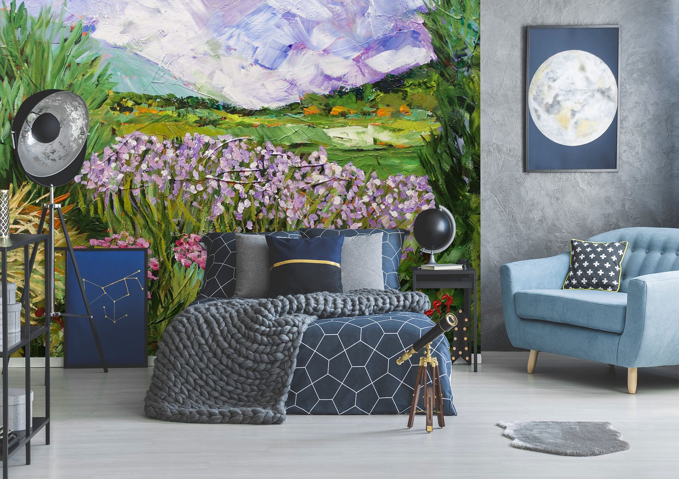 3D Wildflower Aroma 235 Allan P. Friedlander Wall Mural Wall Murals Wallpaper AJ Wallpaper 2