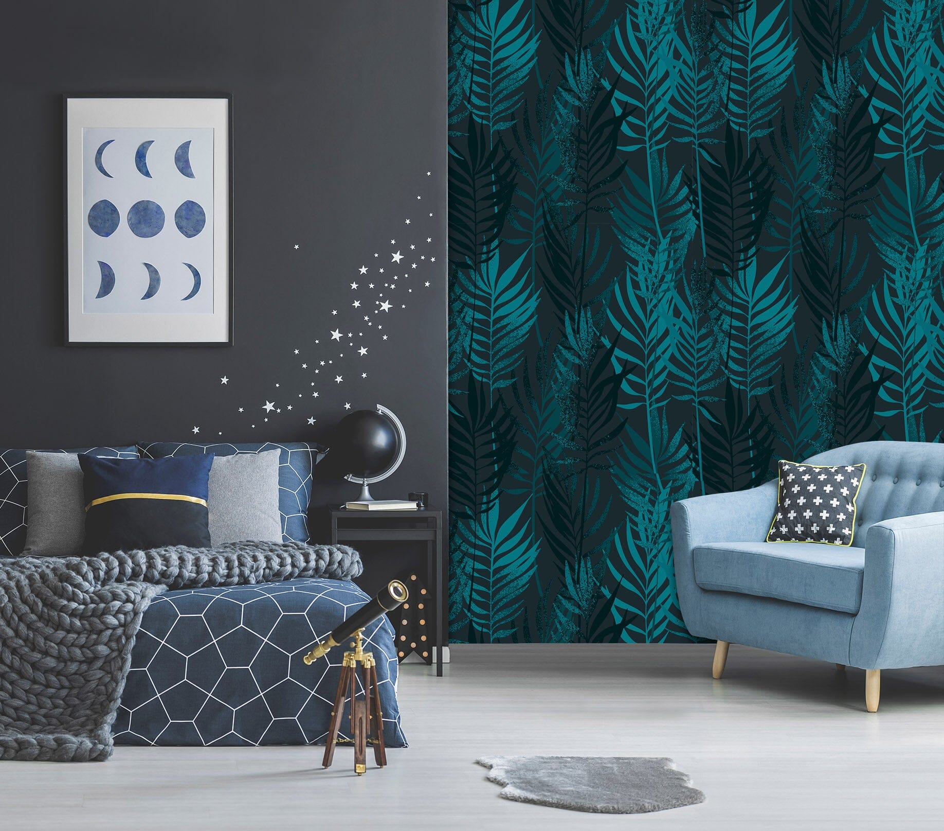 3D Leaf Graphic 42 Wall Murals Wallpaper AJ Wallpaper 2