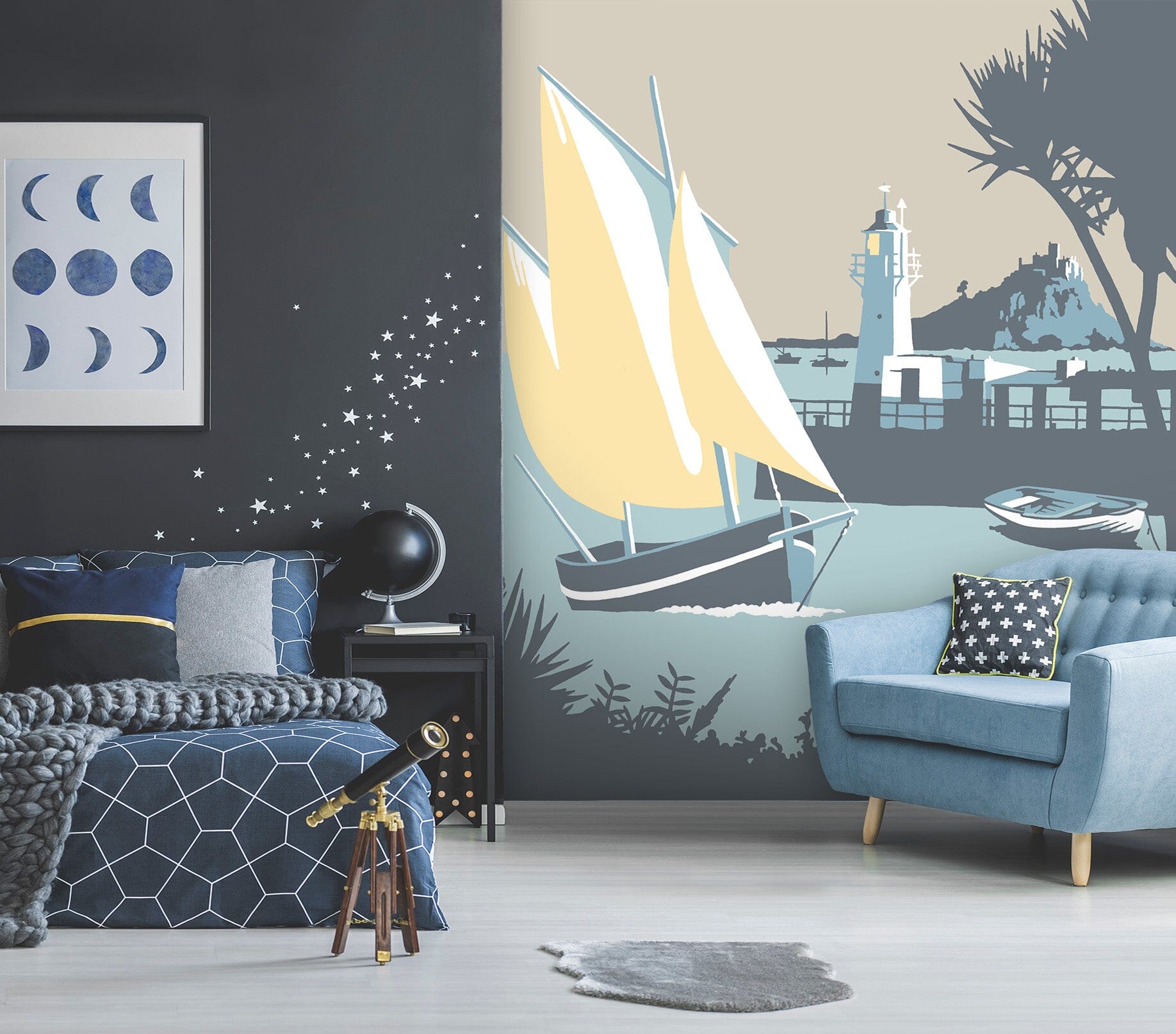 3D Newlyn 1030 Steve Read Wall Mural Wall Murals Wallpaper AJ Wallpaper 2