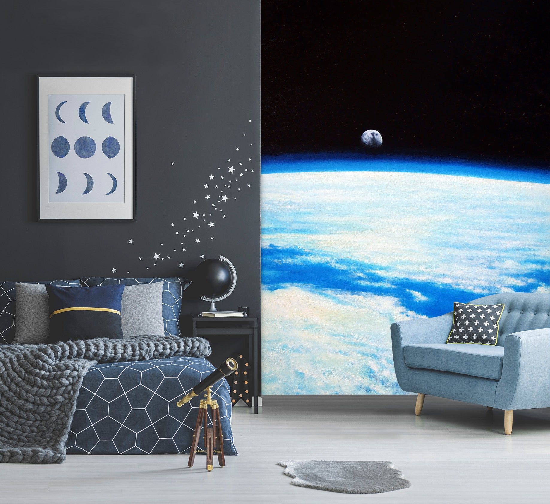 3D Earth 11128 Matthew Holden Bates Wall Mural Wall Murals