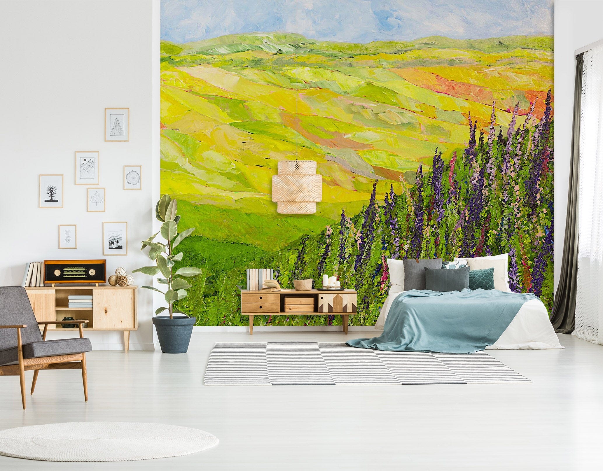 3D Misty Valley 154 Allan P. Friedlander Wall Mural Wall Murals Wallpaper AJ Wallpaper 2