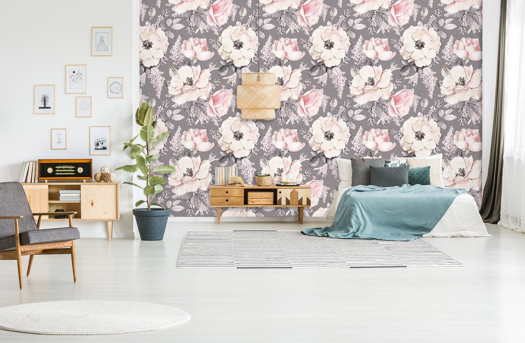 3D Flower 1674 Wall Murals Wallpaper AJ Wallpaper 2