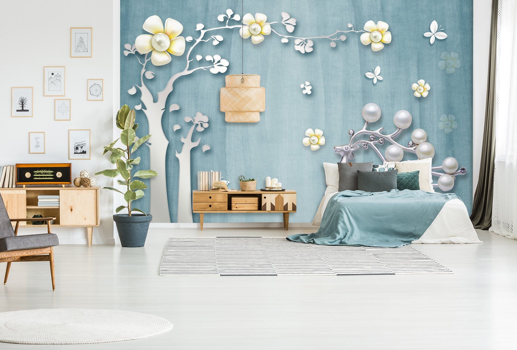 3D Carving Flowers 1486 Wall Murals Wallpaper AJ Wallpaper 2