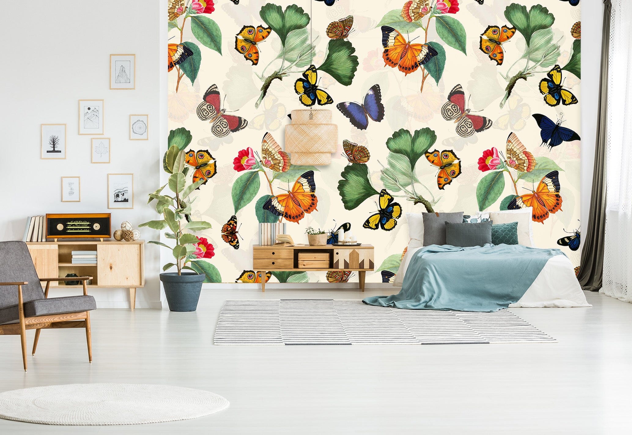 3D Color Butterfly 135 Uta Naumann Wall Mural Wall Murals Wallpaper AJ Wallpaper 2