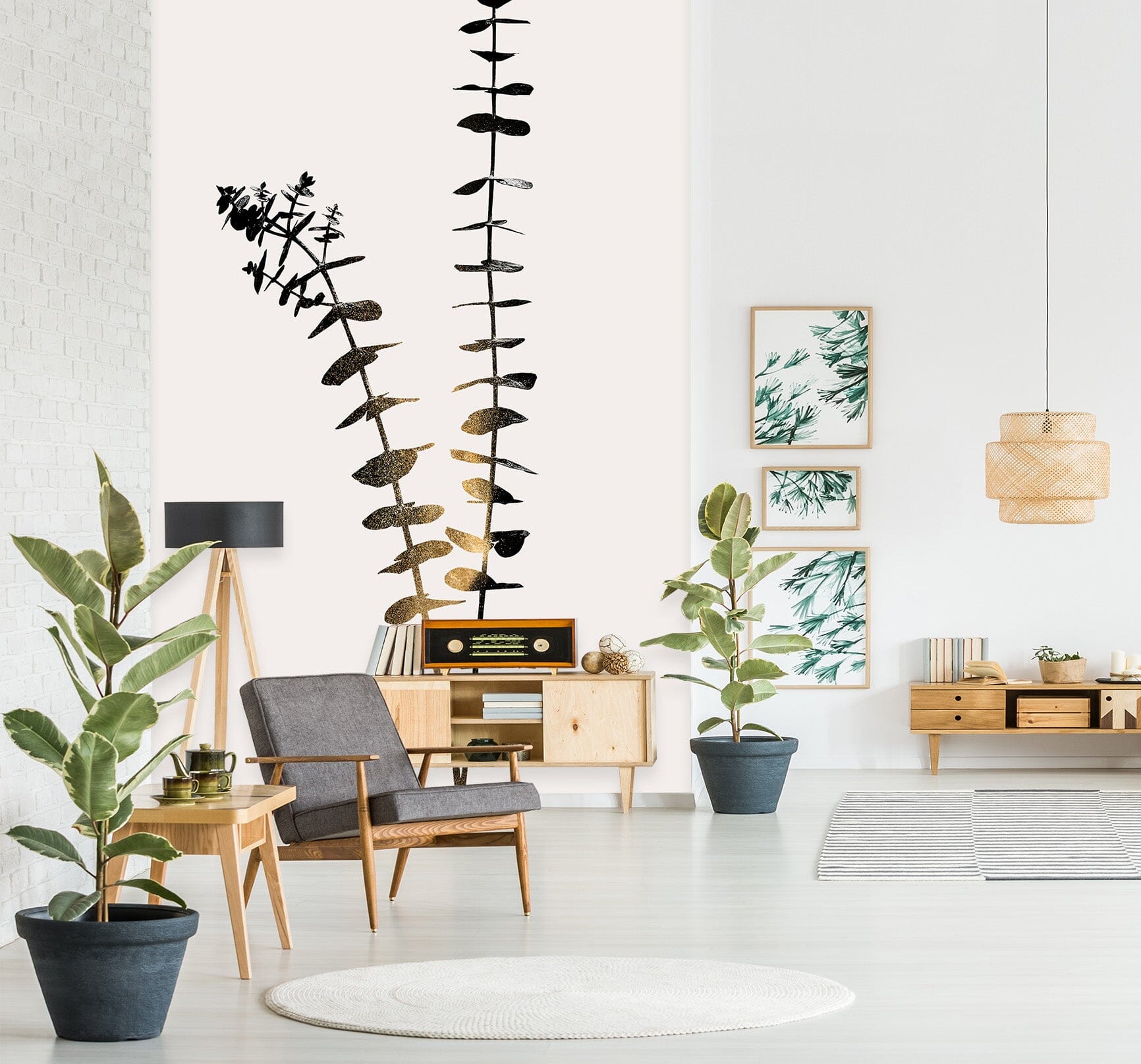 3D Small Leaves 1442 Boris Draschoff Wall Mural Wall Murals Wallpaper AJ Wallpaper 2