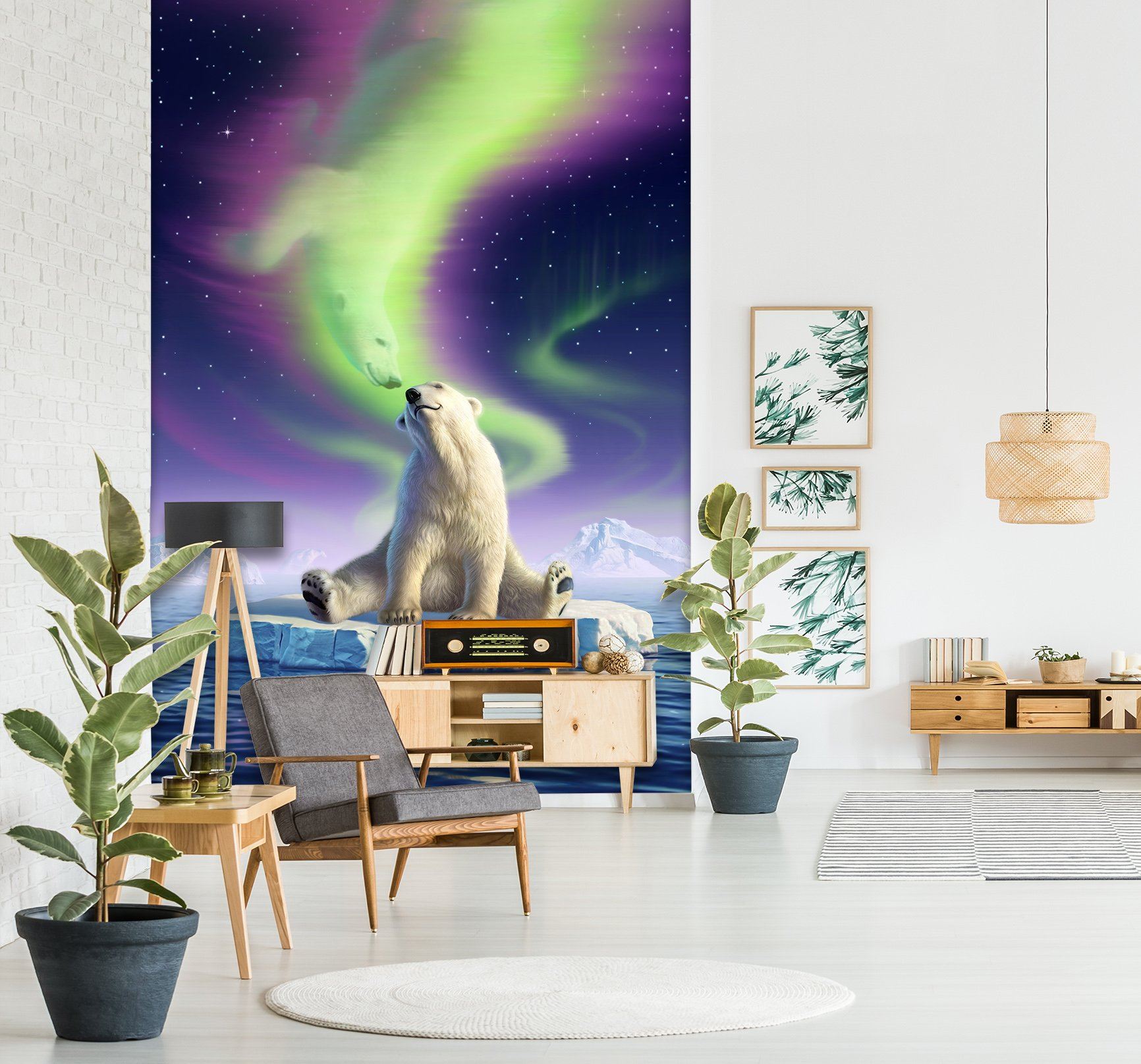 3D Arctic Kiss 1401 Jerry LoFaro Wall Mural Wall Murals Wallpaper AJ Wallpaper 2