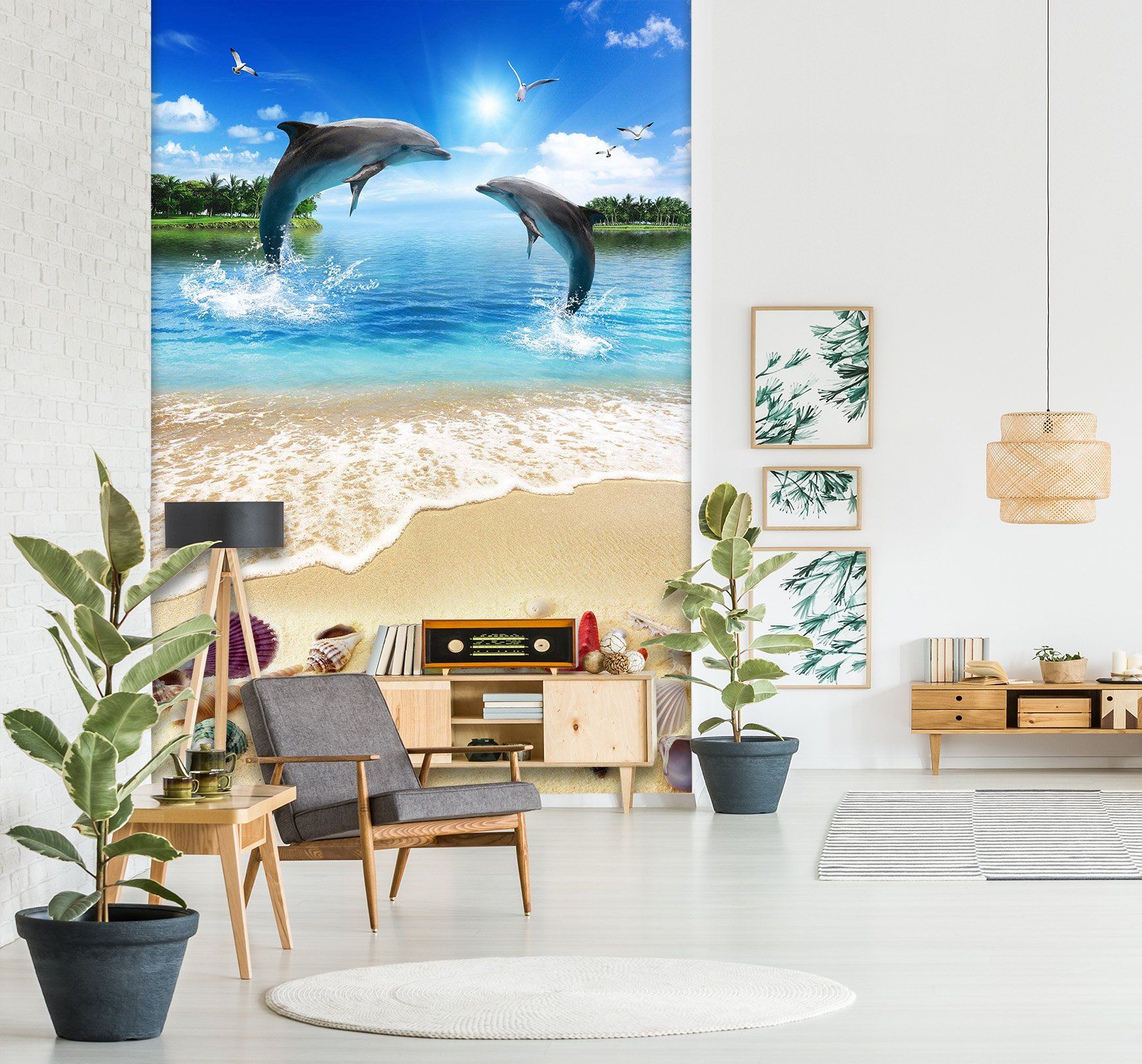 3D Beach Shells 1531 Wall Murals Wallpaper AJ Wallpaper 2