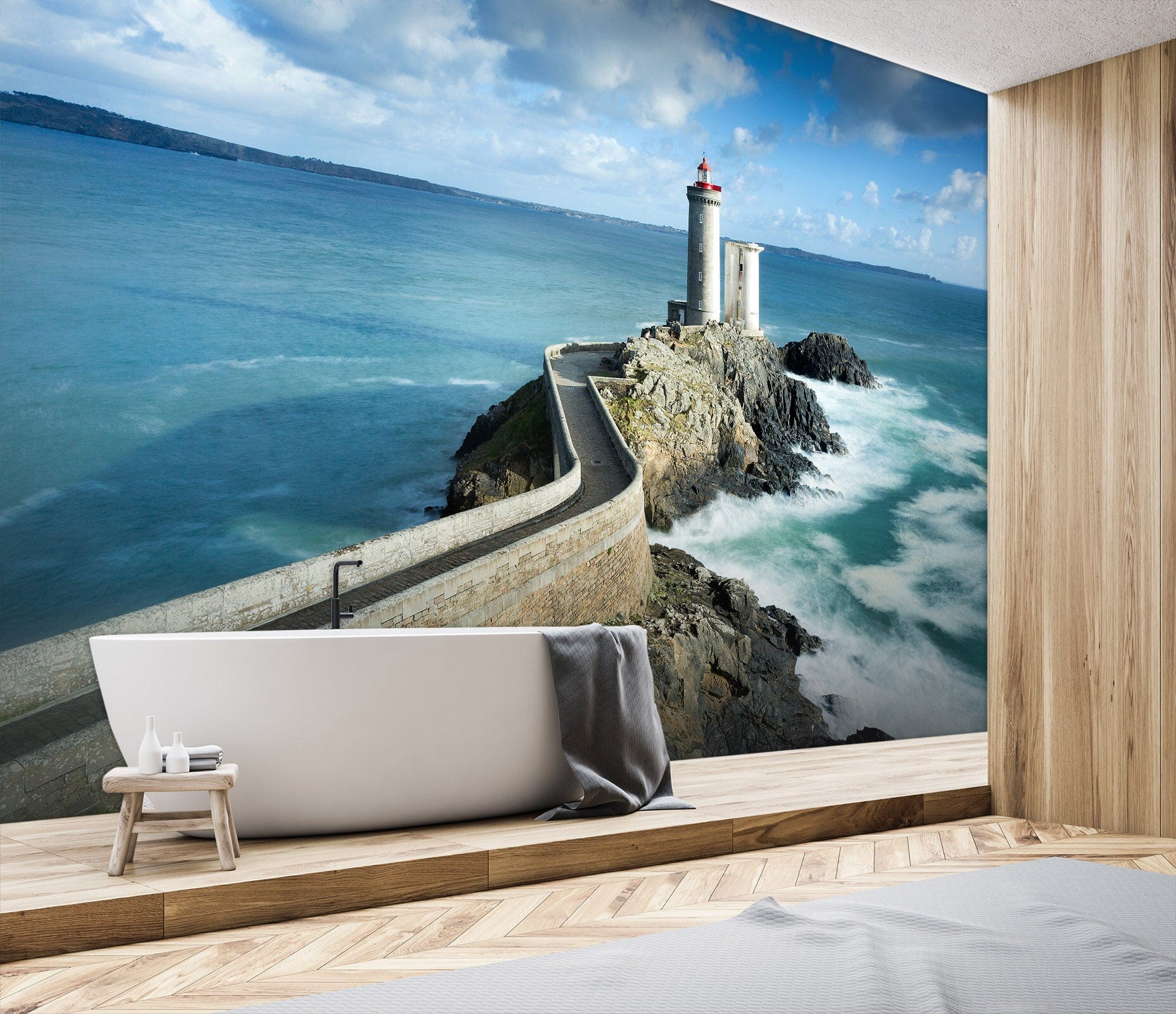 3D Sea Lighthouse 61 Wall Murals Wallpaper AJ Wallpaper 2