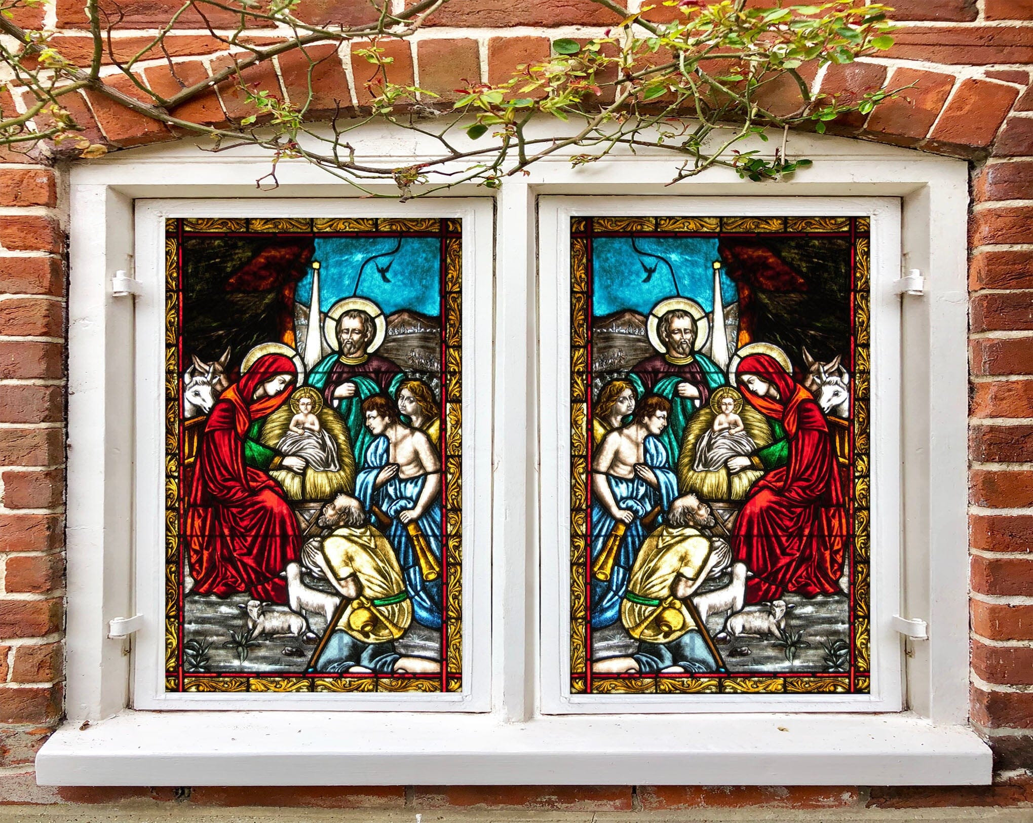 3D Holy Child 243 Window Film Print Sticker Cling Stained Glass UV Block Wallpaper AJ Wallpaper 2