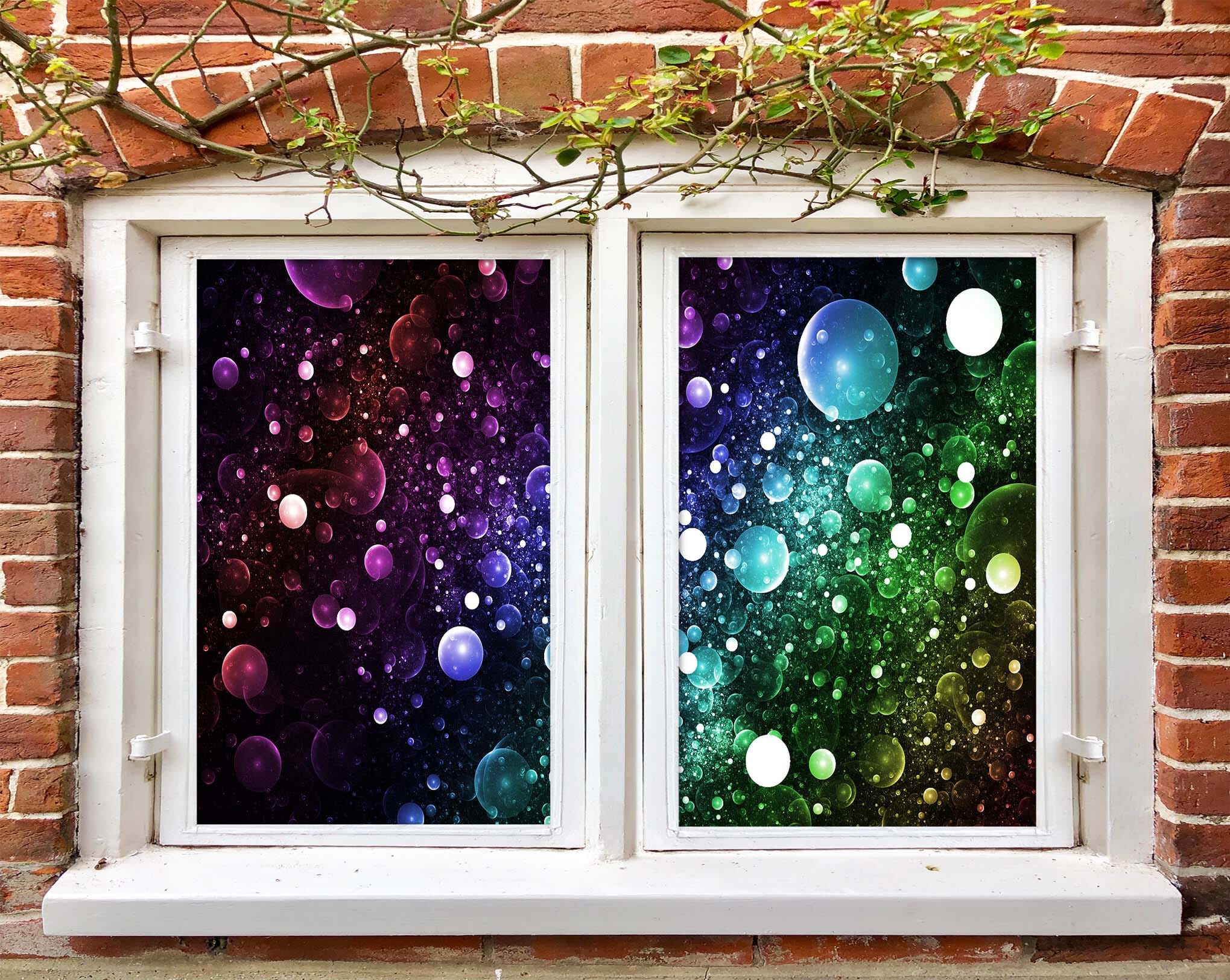 3D Cosmic Starry Sky 253 Window Film Print Sticker Cling Stained Glass UV Block Wallpaper AJ Wallpaper 2