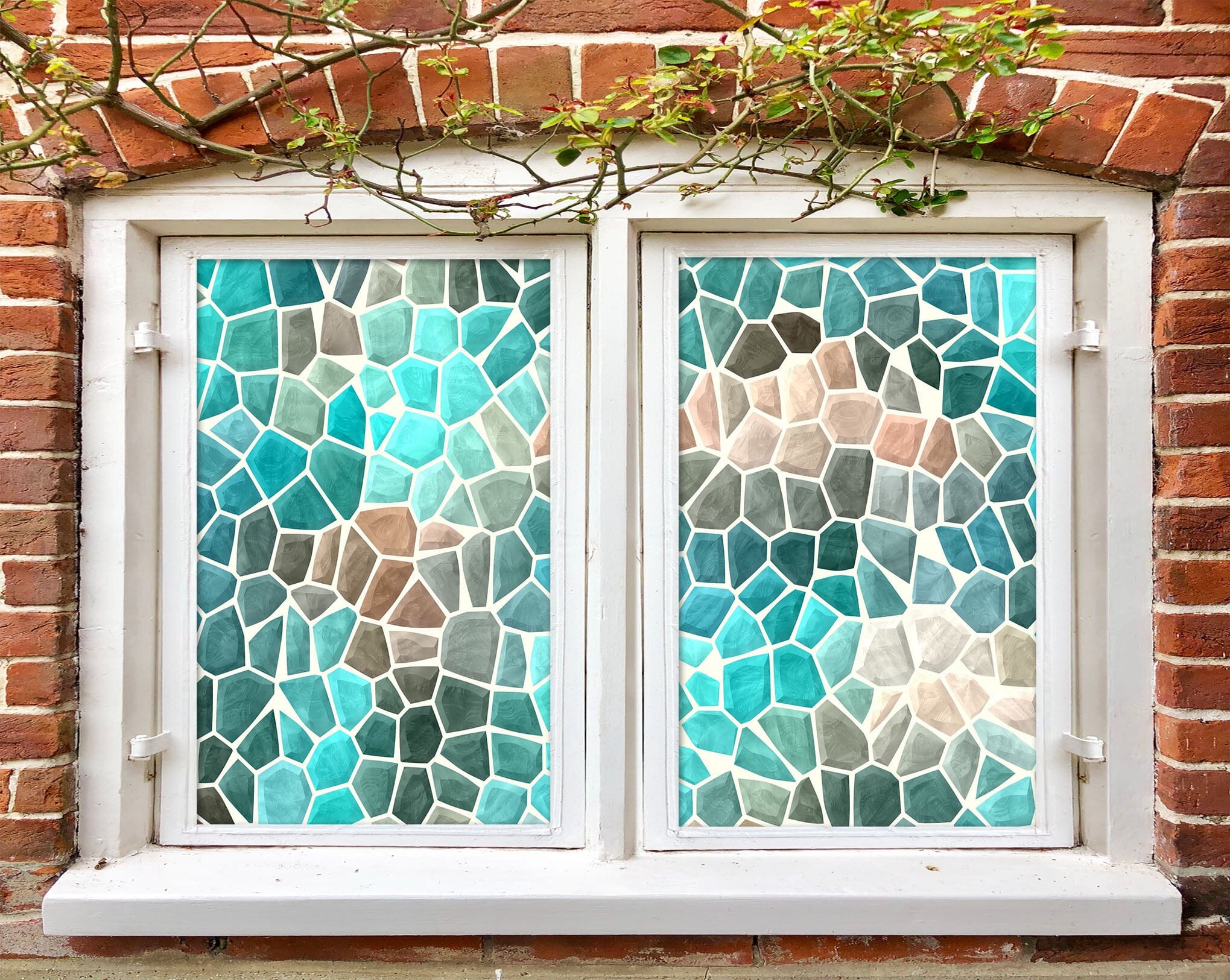 3D Blue Texture Stone 328 Window Film Print Sticker Cling Stained Glass UV Block Wallpaper AJ Wallpaper 2