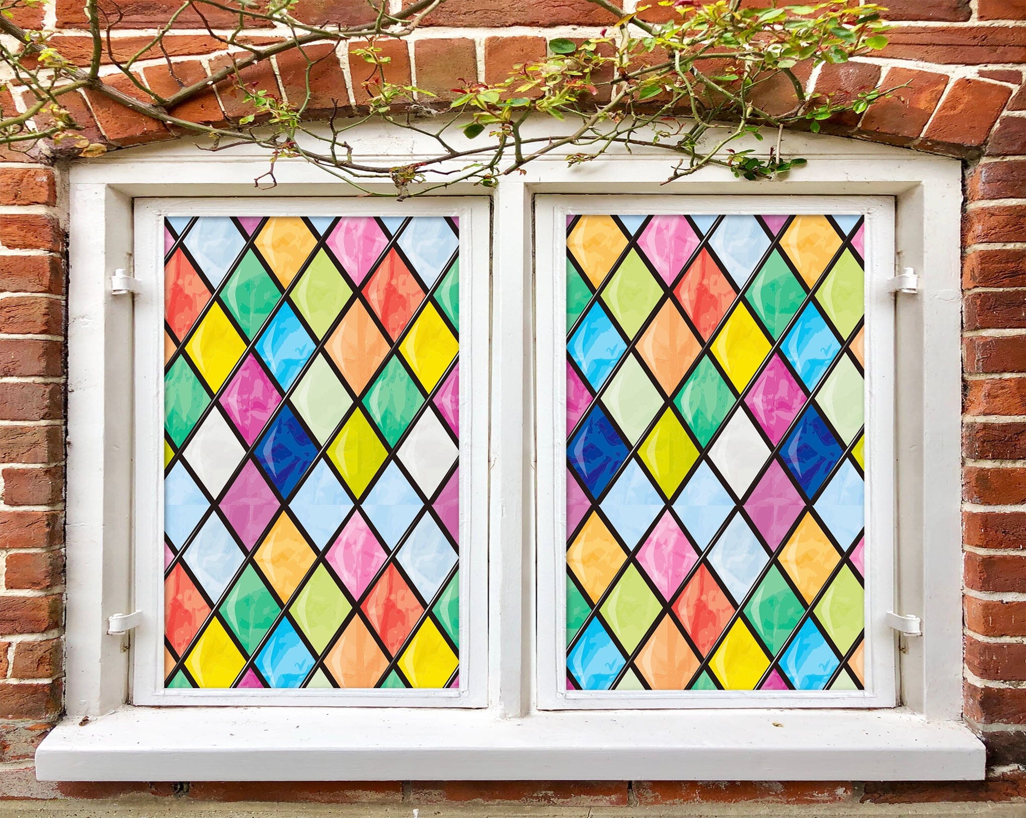 3D Color Graphics 309 Window Film Print Sticker Cling Stained Glass UV Block Wallpaper AJ Wallpaper 2