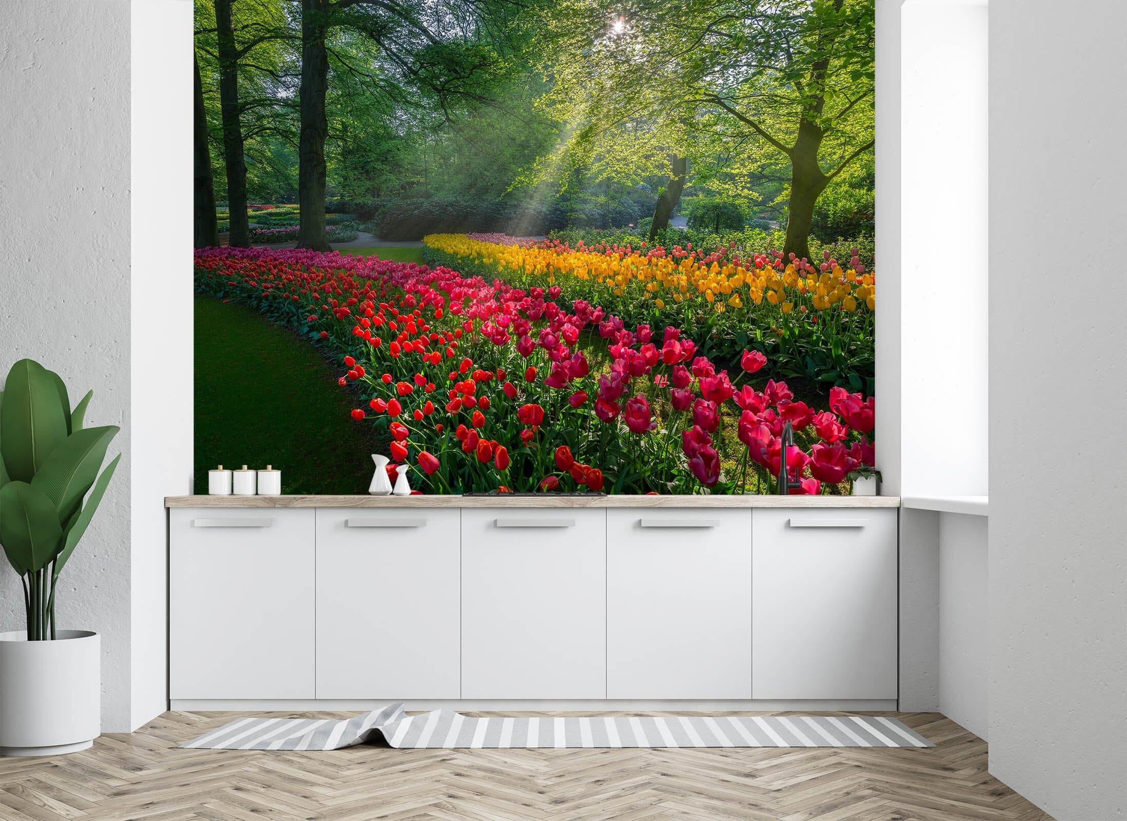 3D Spring Garden 1429 Marco Carmassi Wall Mural Wall Murals Wallpaper AJ Wallpaper 2