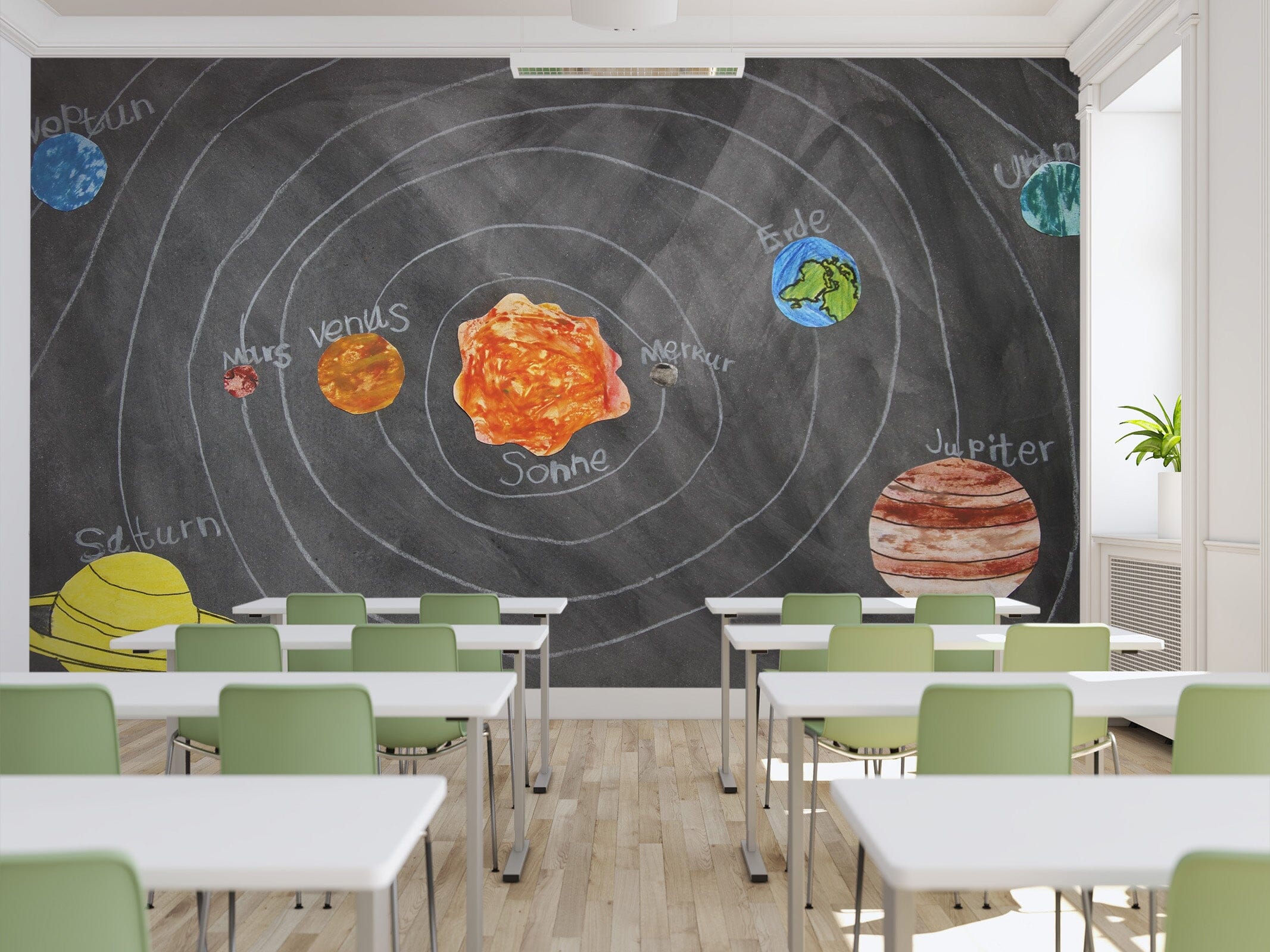 3D Planet Pattern 148 Wall Murals Wallpaper AJ Wallpaper 2