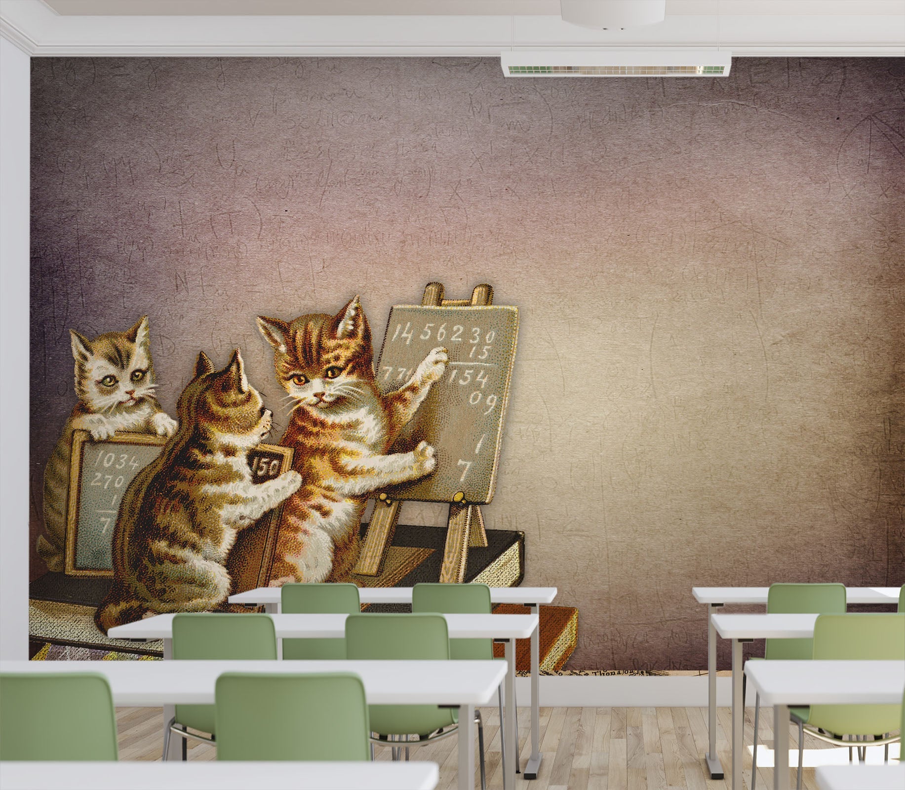 3D cats trying to teach 41 Wall Murals Wallpaper AJ Wallpaper 2