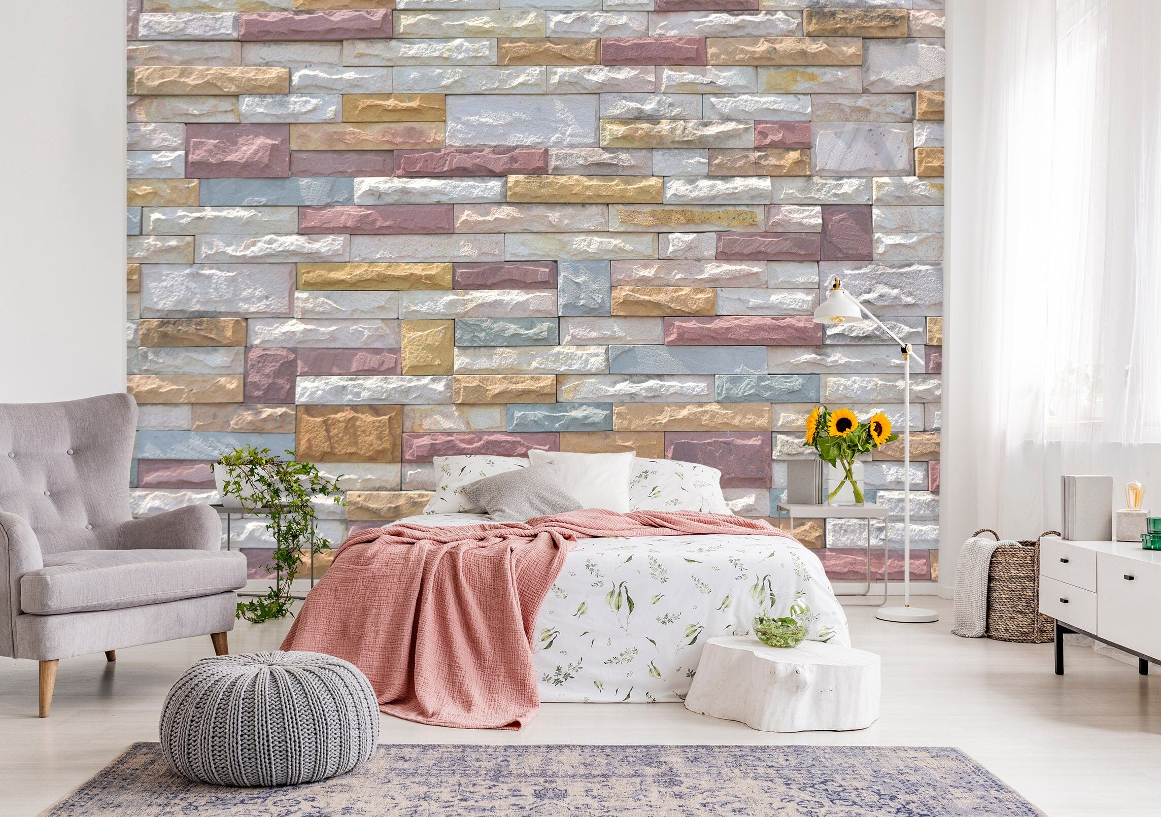 3D Concave Slate Wall 95 Wall Murals Wallpaper AJ Wallpaper 2