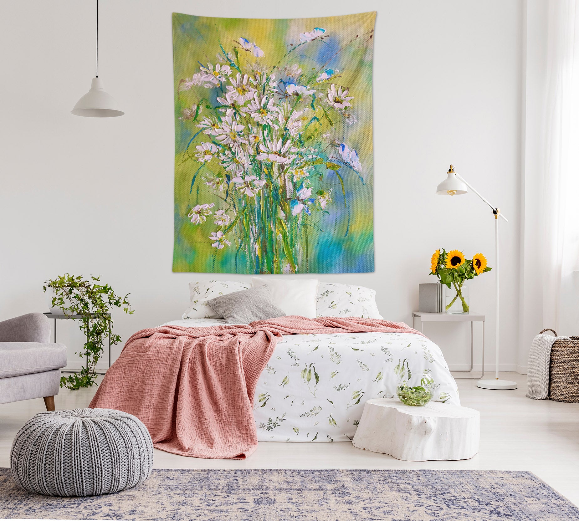 3D Painted Bouquet 3552 Skromova Marina Tapestry Hanging Cloth Hang