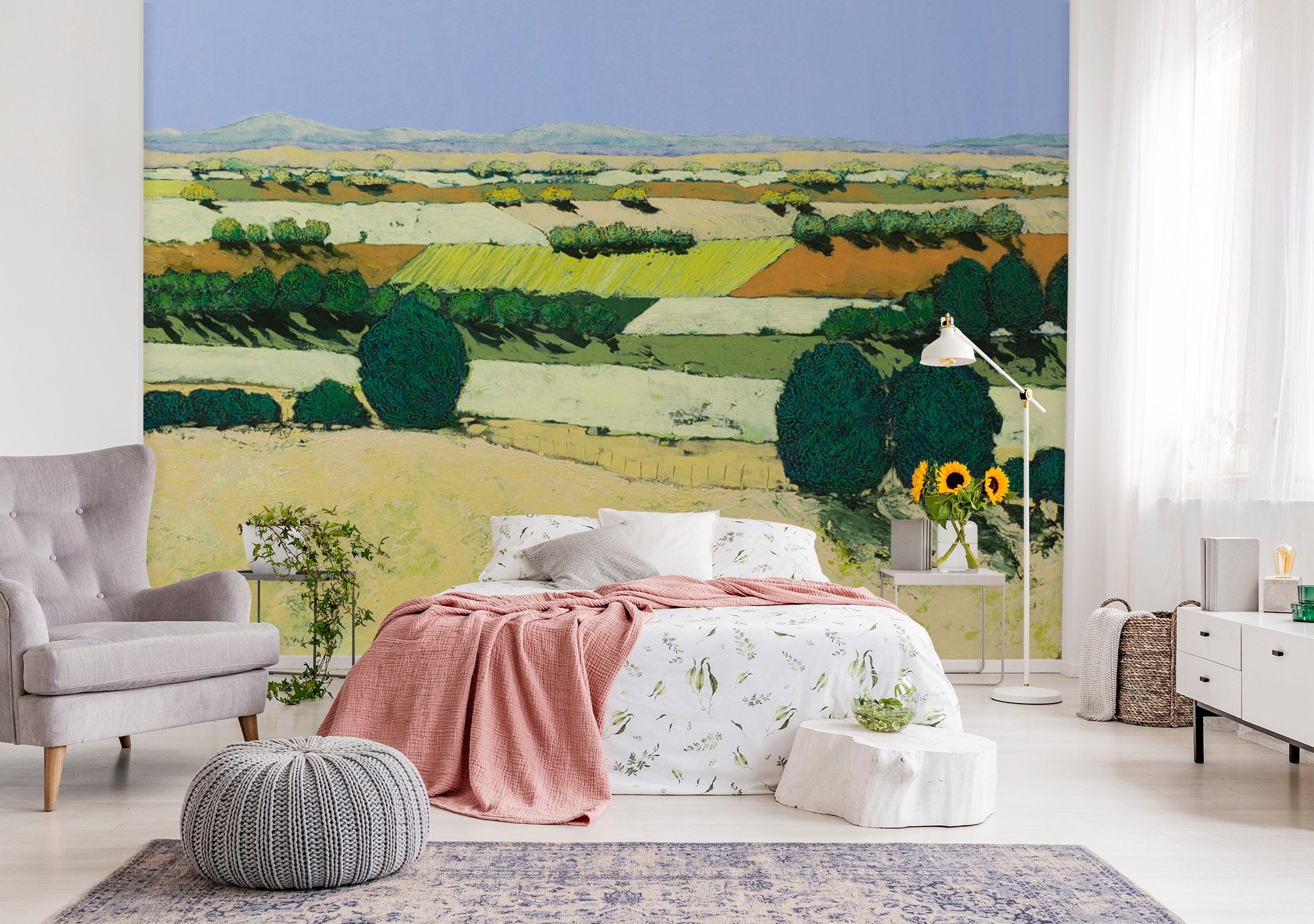 3D Summer Field 105 Allan P. Friedlander Wall Mural Wall Murals Wallpaper AJ Wallpaper 2