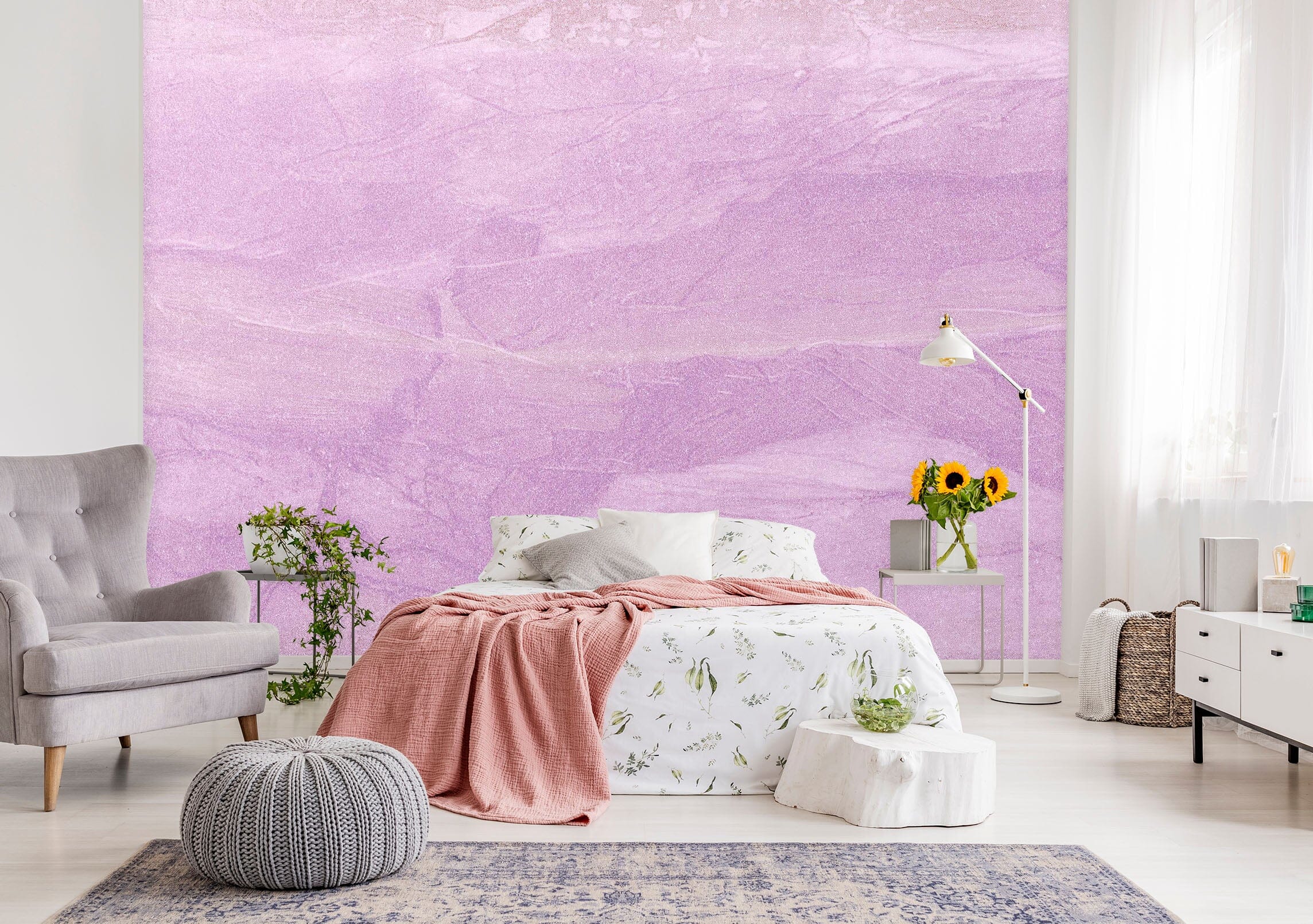3D Pink Abstract Painting 91 Wall Murals Wallpaper AJ Wallpaper 2