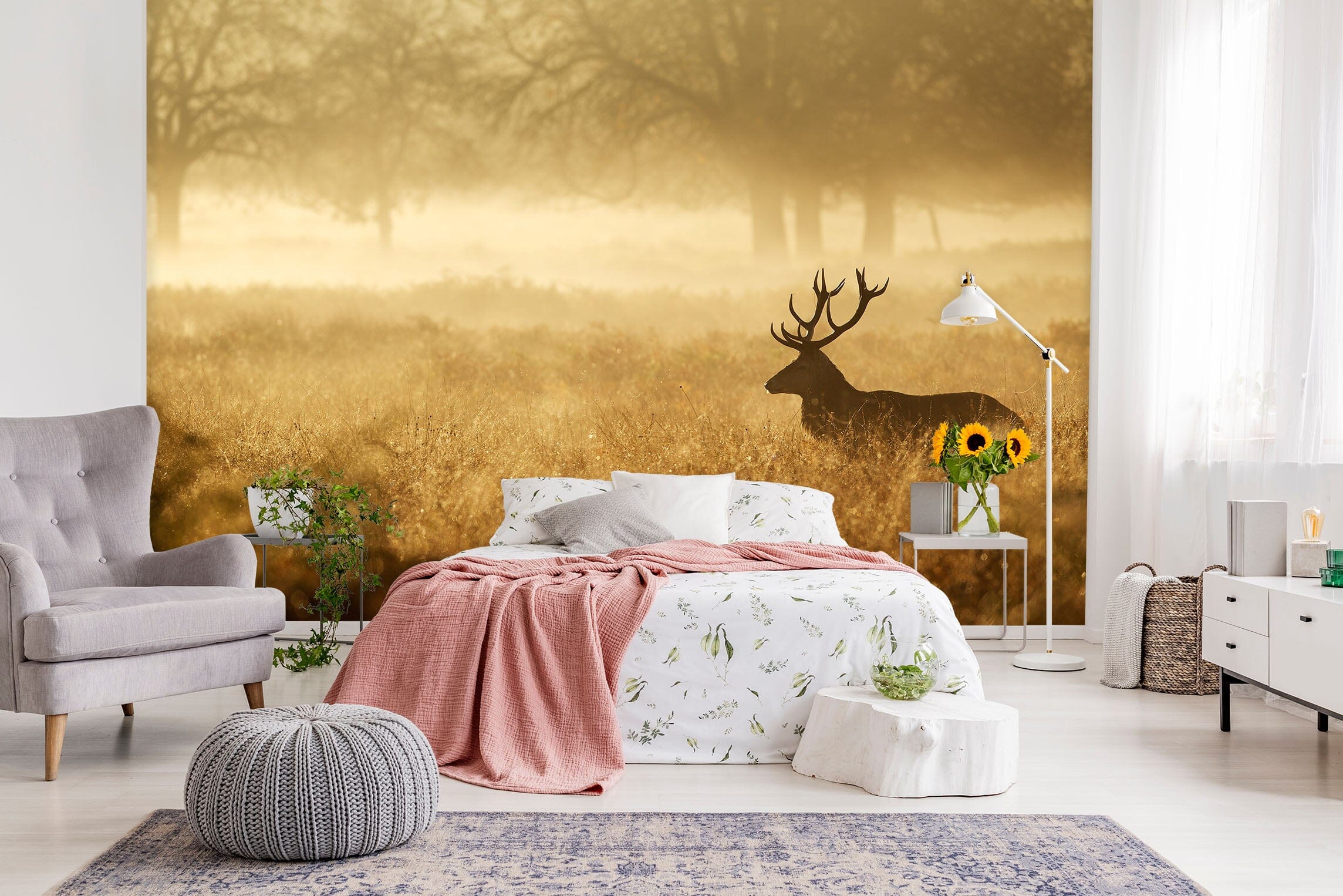 3D Prairie Sheep 131 Wall Murals Wallpaper AJ Wallpaper 2