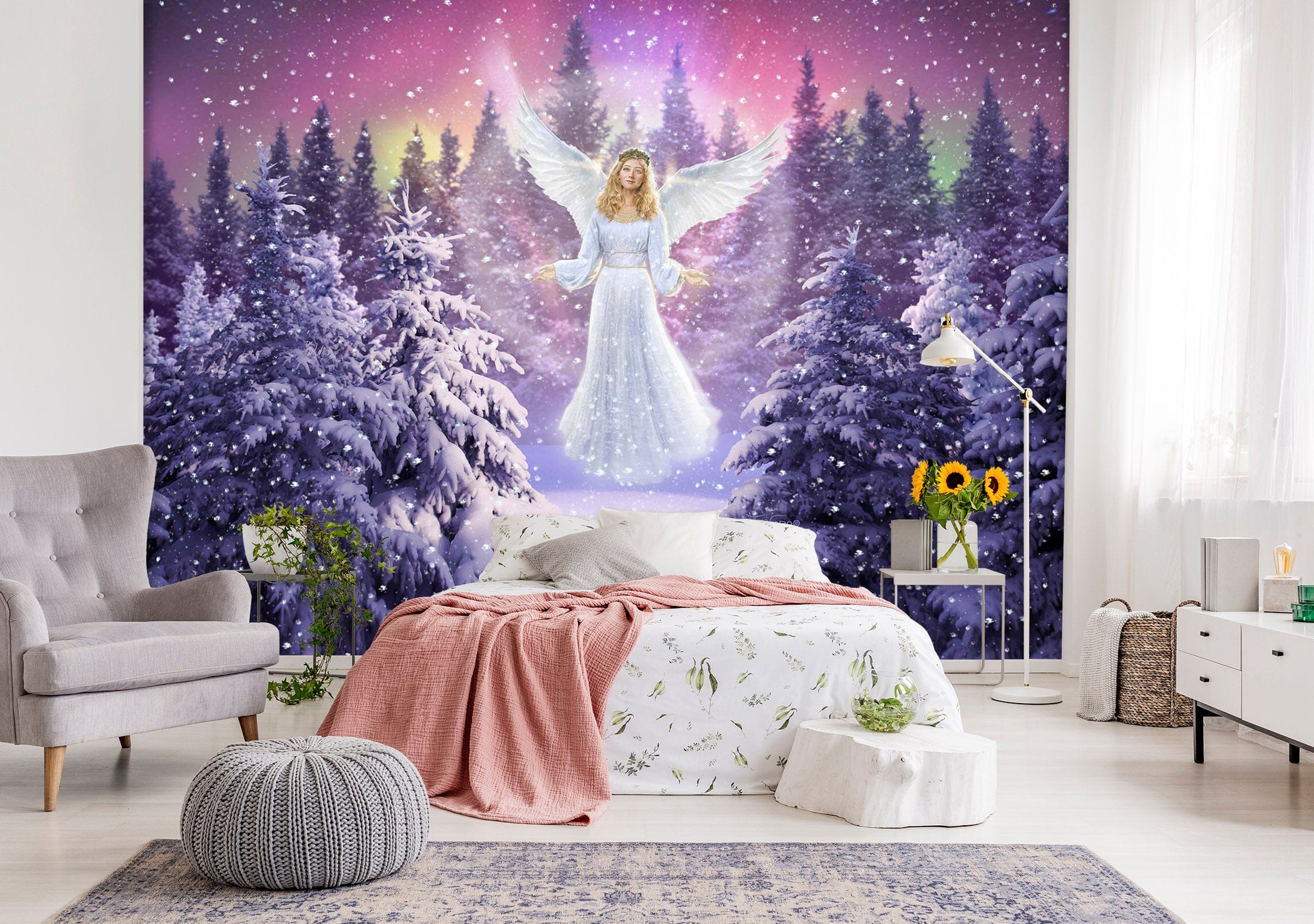 3D Snow Angel 113 Jerry LoFaro Wall Mural Wall Murals Wallpaper AJ Wallpaper 2