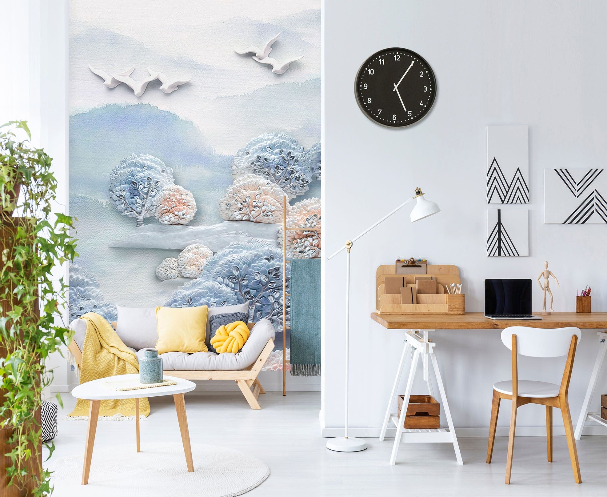 3D Forest Bird 1805 Wall Murals Wallpaper AJ Wallpaper 2