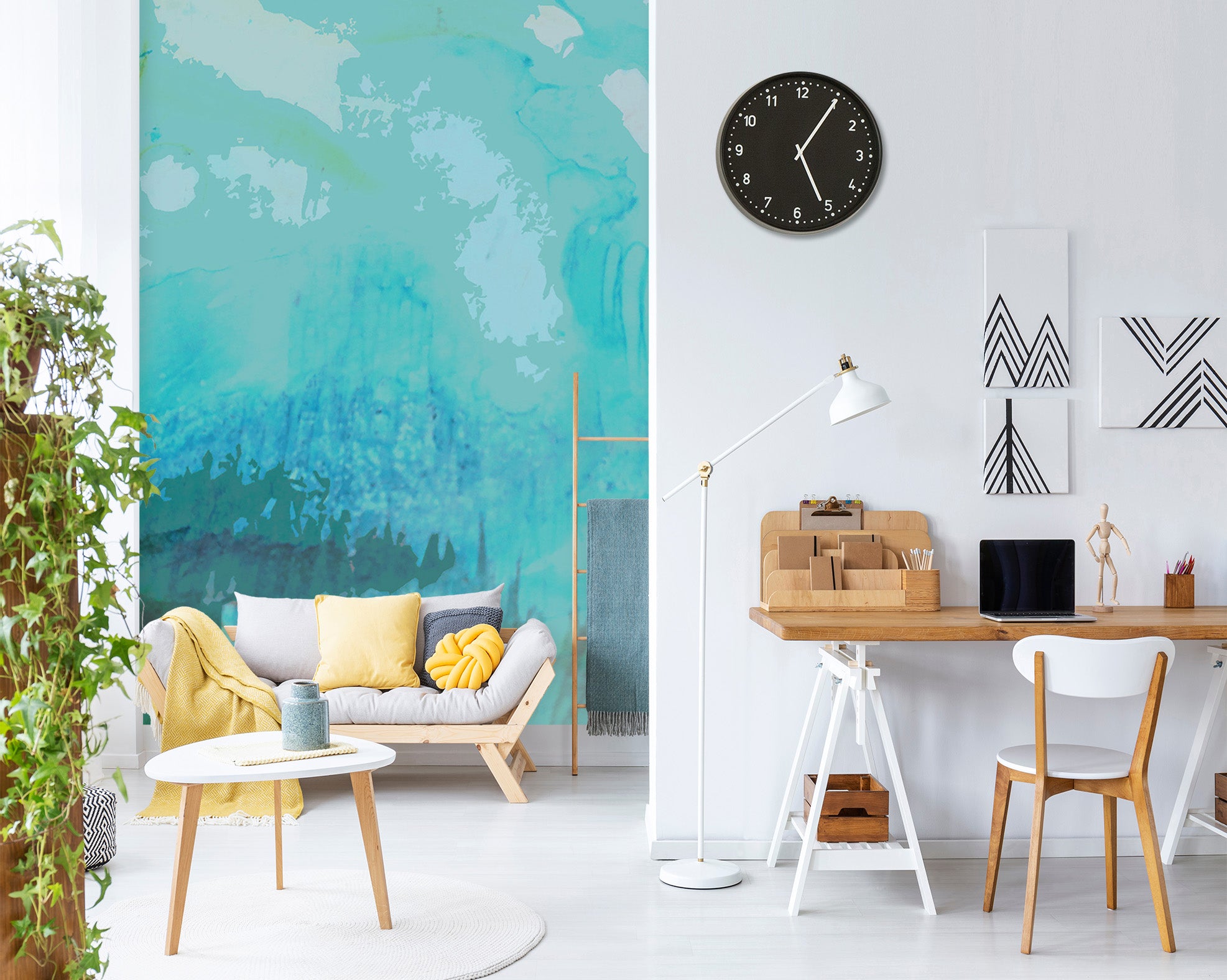 3D Blue Calm 70128 Shandra Smith Wall Mural Wall Murals