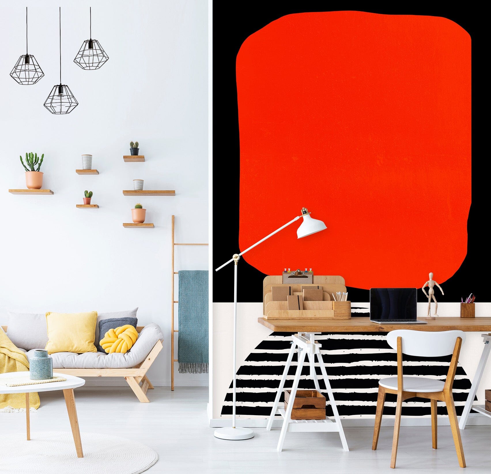 3D Red Piece 1405 Boris Draschoff Wall Mural Wall Murals Wallpaper AJ Wallpaper 2