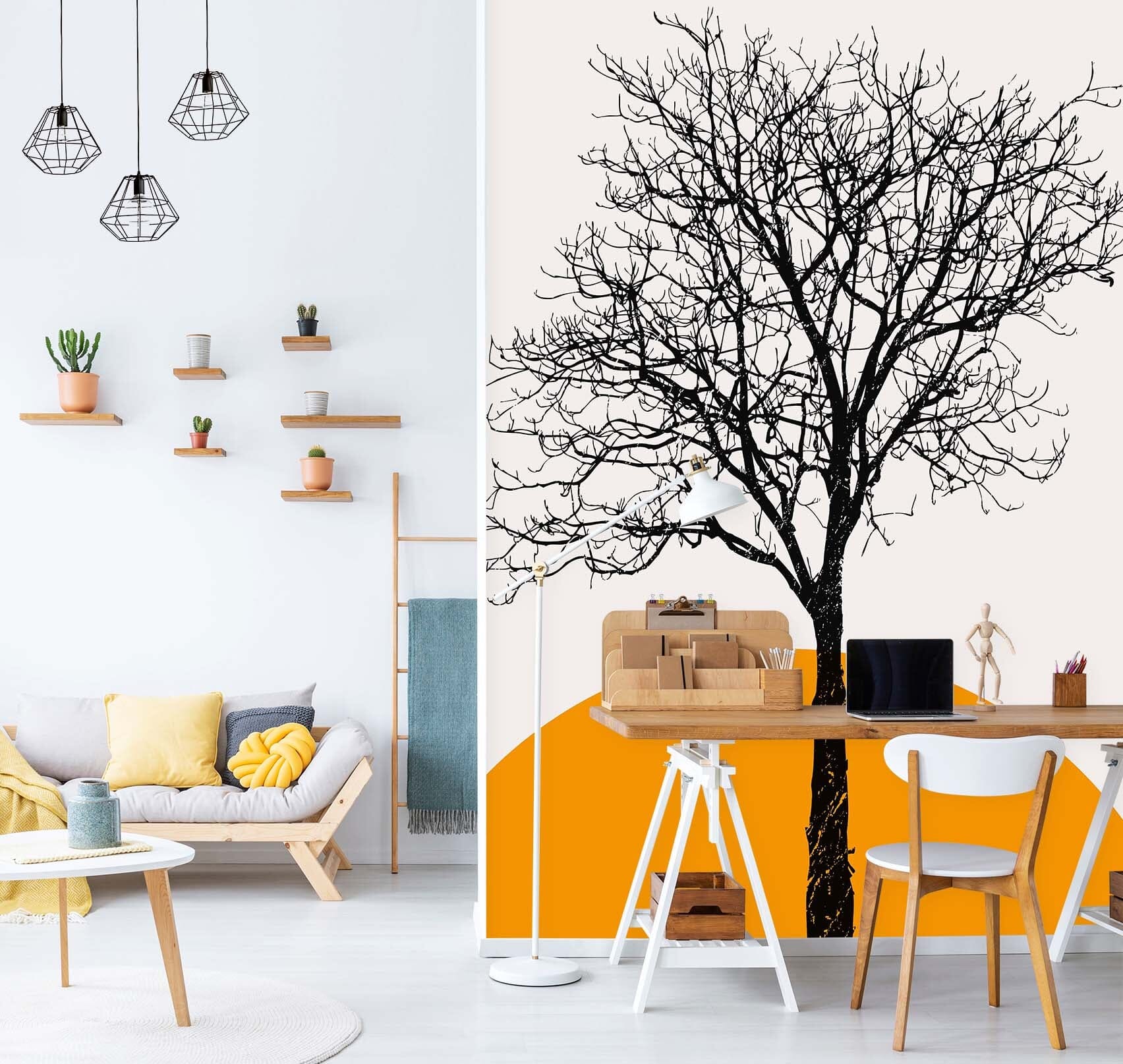 3D Dead Tree 1520 Boris Draschoff Wall Mural Wall Murals Wallpaper AJ Wallpaper 2