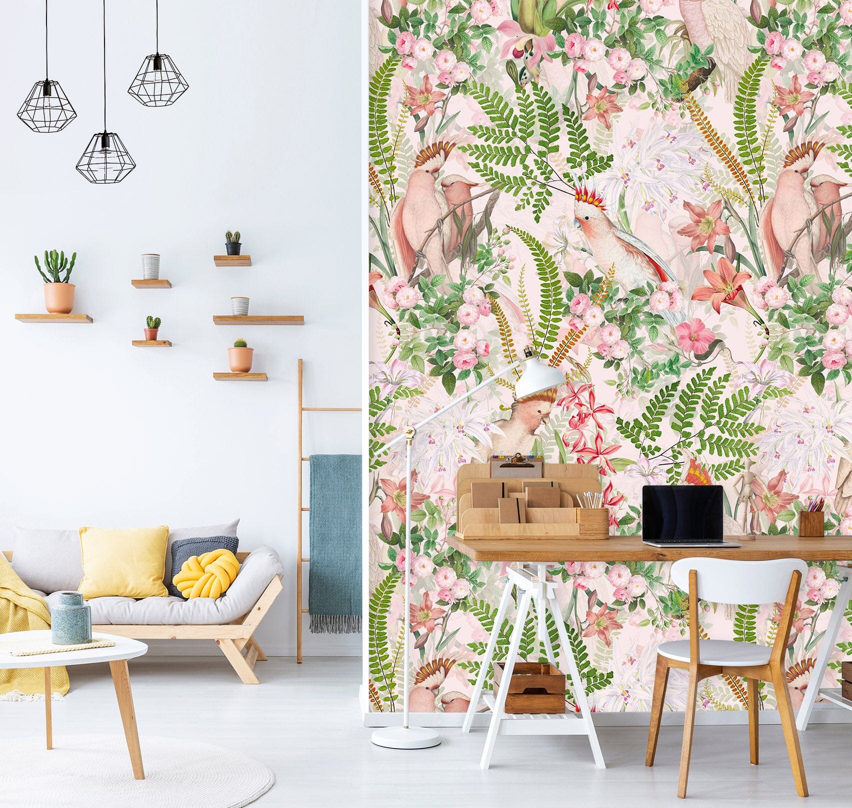 3D Pink Tree 183 Uta Naumann Wall Mural Wall Murals Wallpaper AJ Wallpaper 2