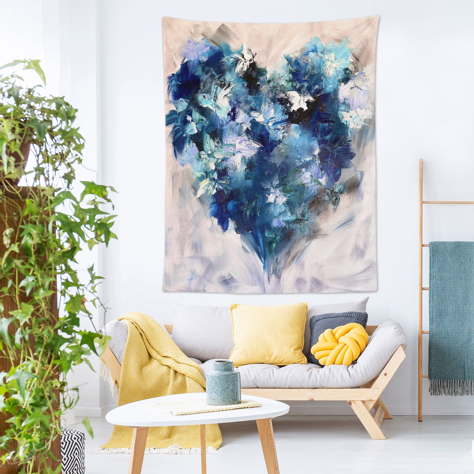 3D Blue Graffiti 3770 Skromova Marina Tapestry Hanging Cloth Hang