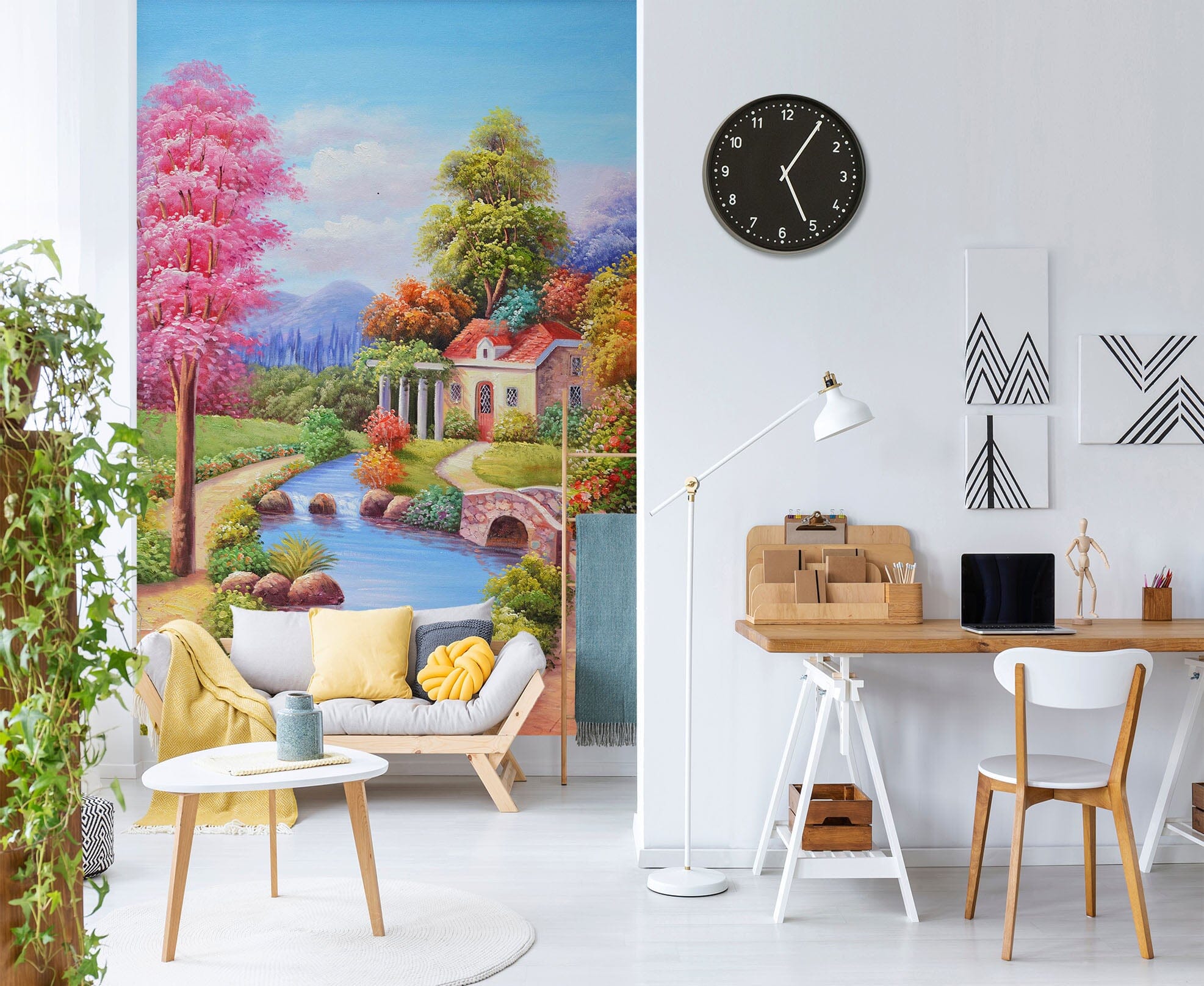 3D Village House 1872 Wall Murals Wallpaper AJ Wallpaper 2