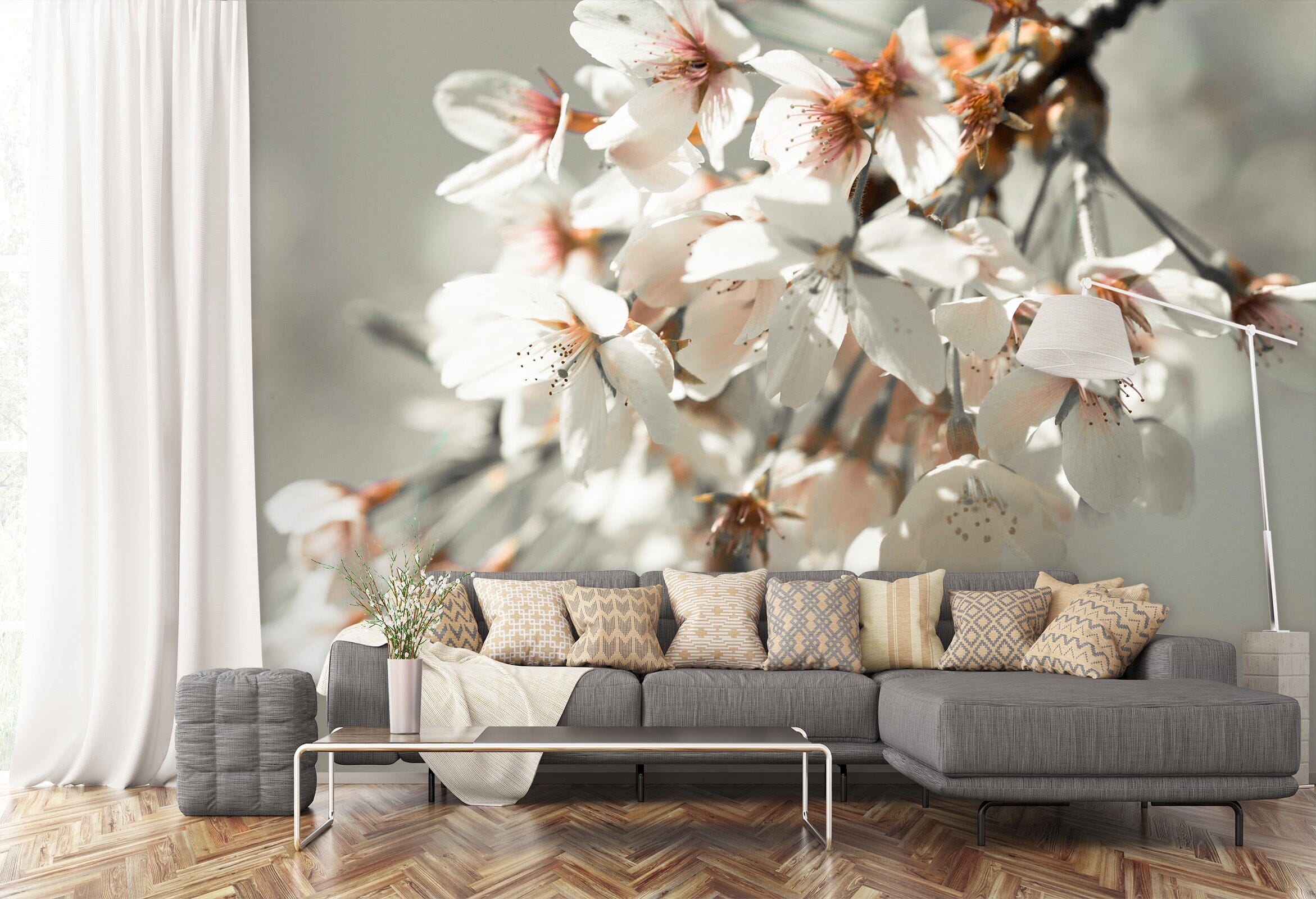 3D Blooming Flower 1408 Assaf Frank Wall Mural Wall Murals Wallpaper AJ Wallpaper 2